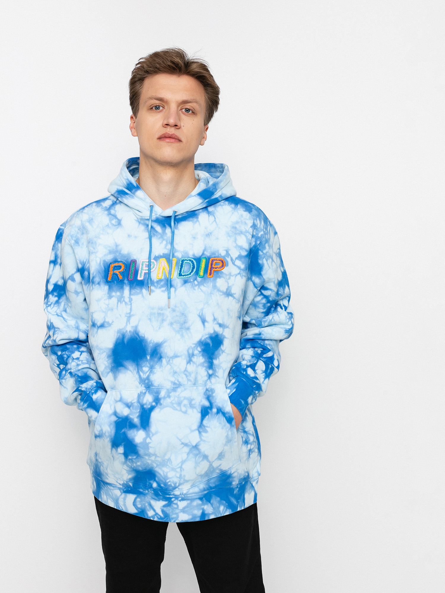 RipNDip Prisma HD Hoodie (blue lightning wash)