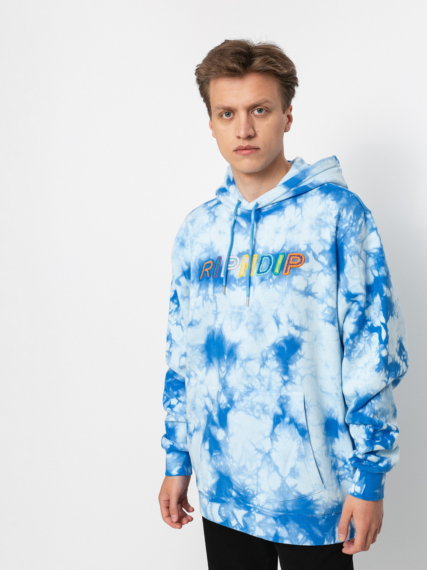 RipNDip Prisma HD Hoodie (blue lightning wash)