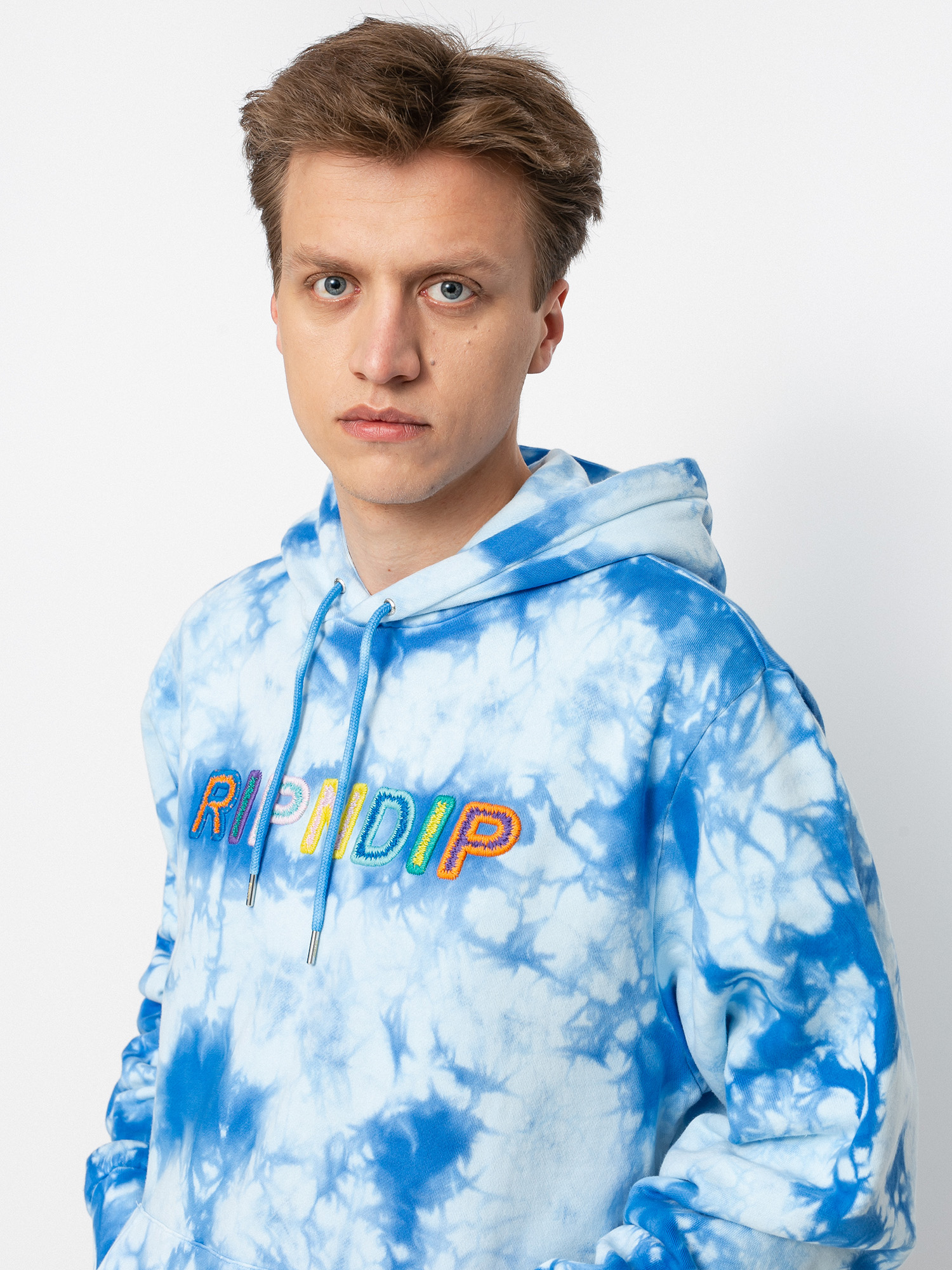 RipNDip Prisma HD Hoodie (blue lightning wash)