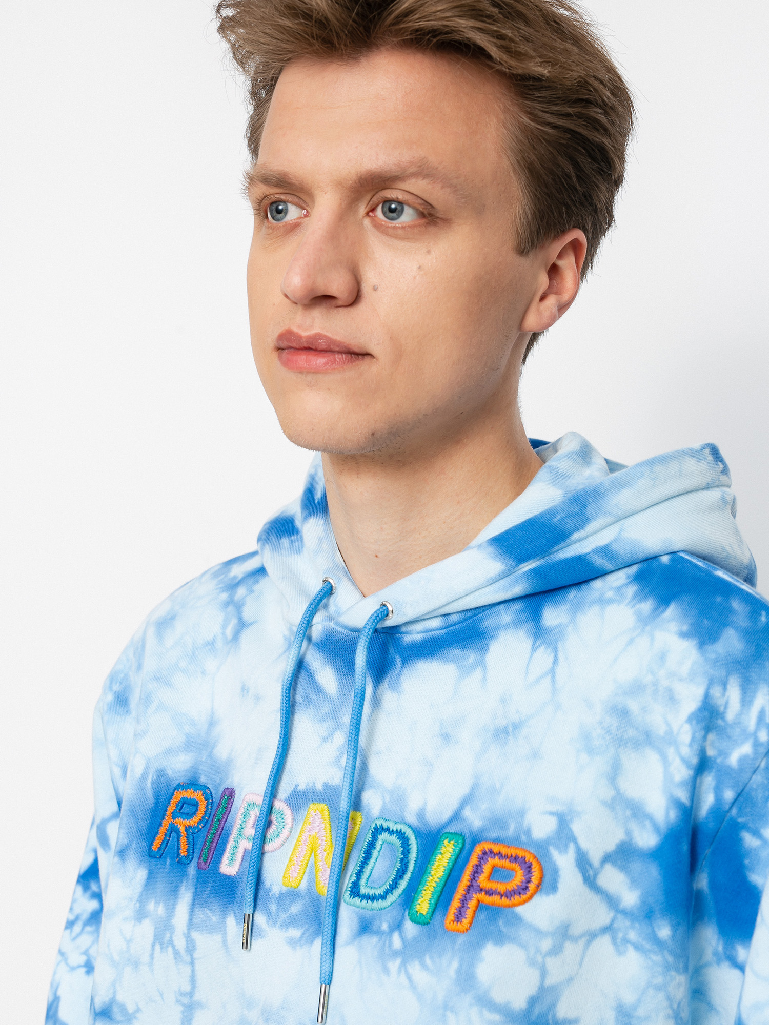 RipNDip Prisma HD Hoodie (blue lightning wash)