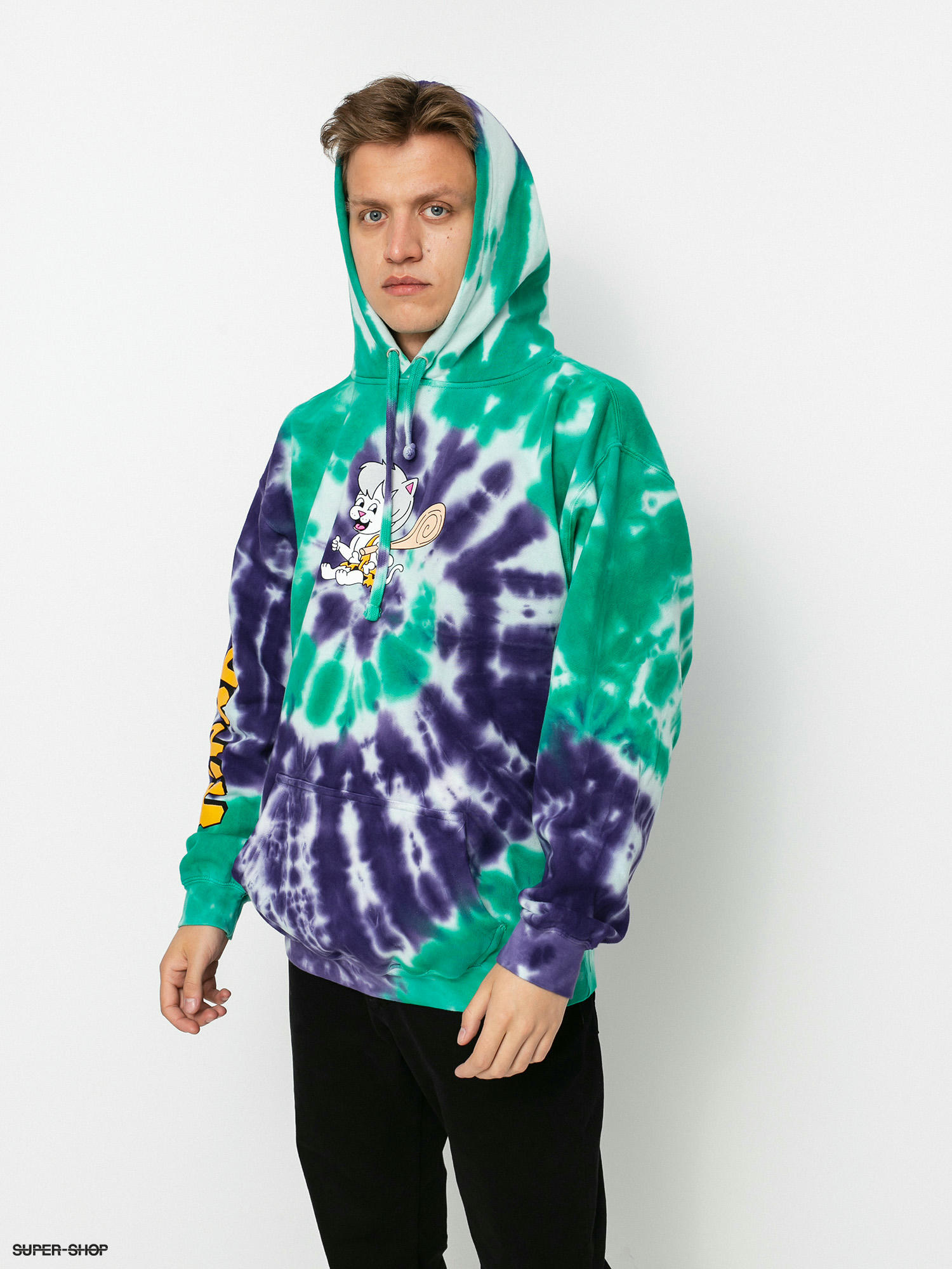 Teal and 2025 purple hoodie