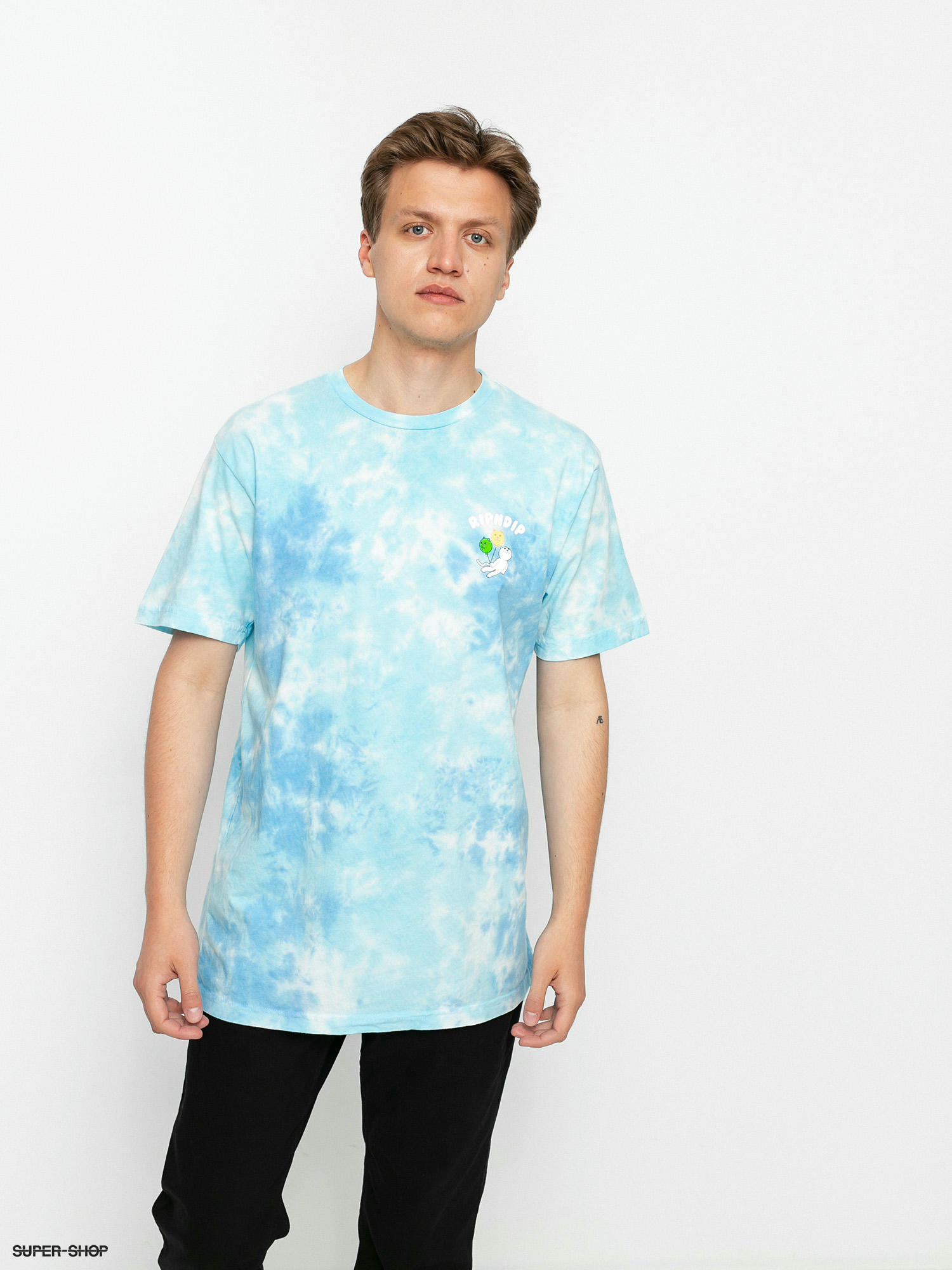 RipNDip Drifting Away T-shirt (blue tie dye)