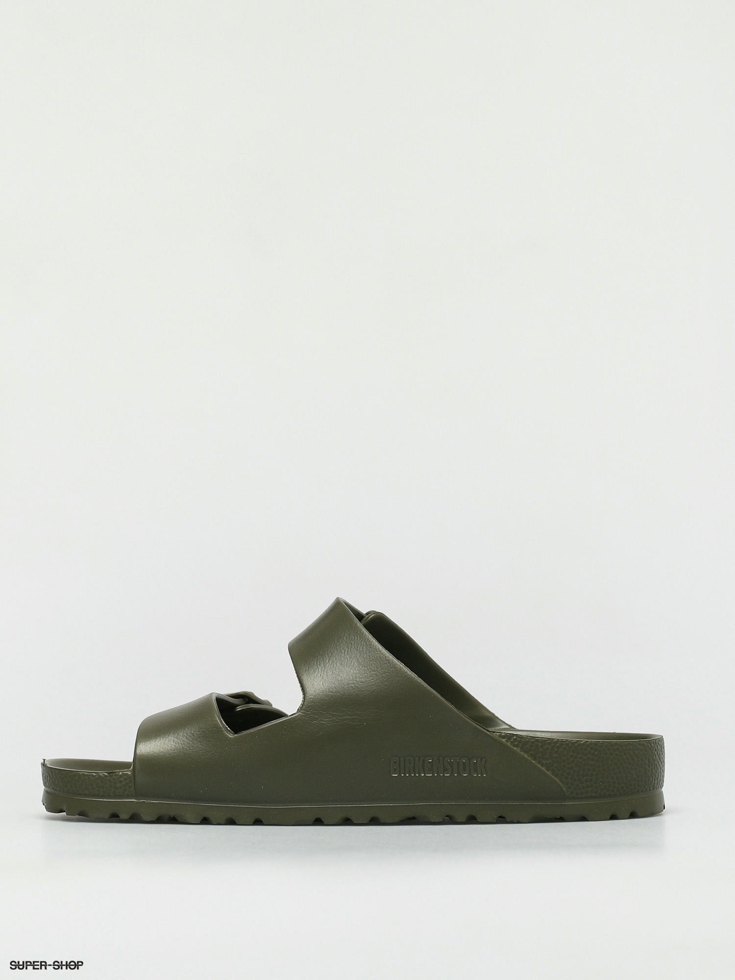 khaki rubber birkenstocks