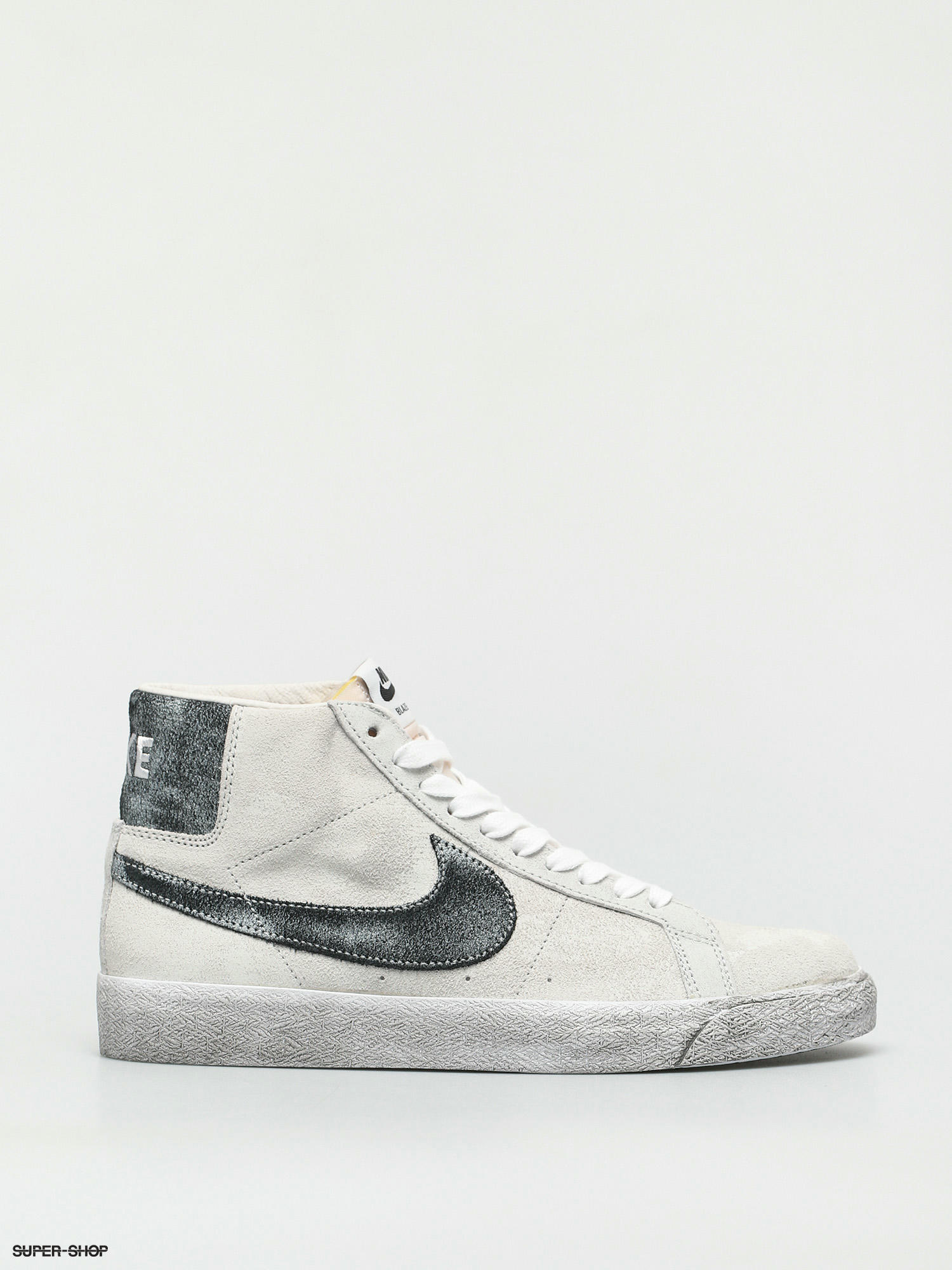 Nike SB Zoom Blazer Mid Premium Shoes (grey fog/black white)