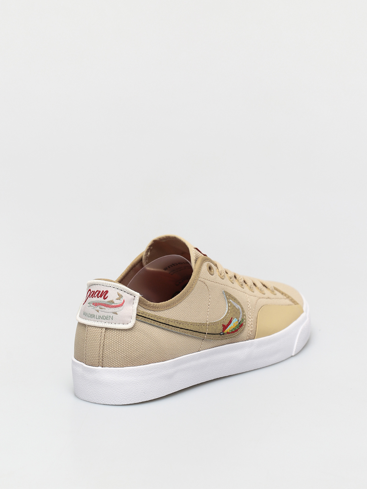Nike SB X Daan Van Der Linden Blazer Court Shoes (grain/parachute beige light bone sail)