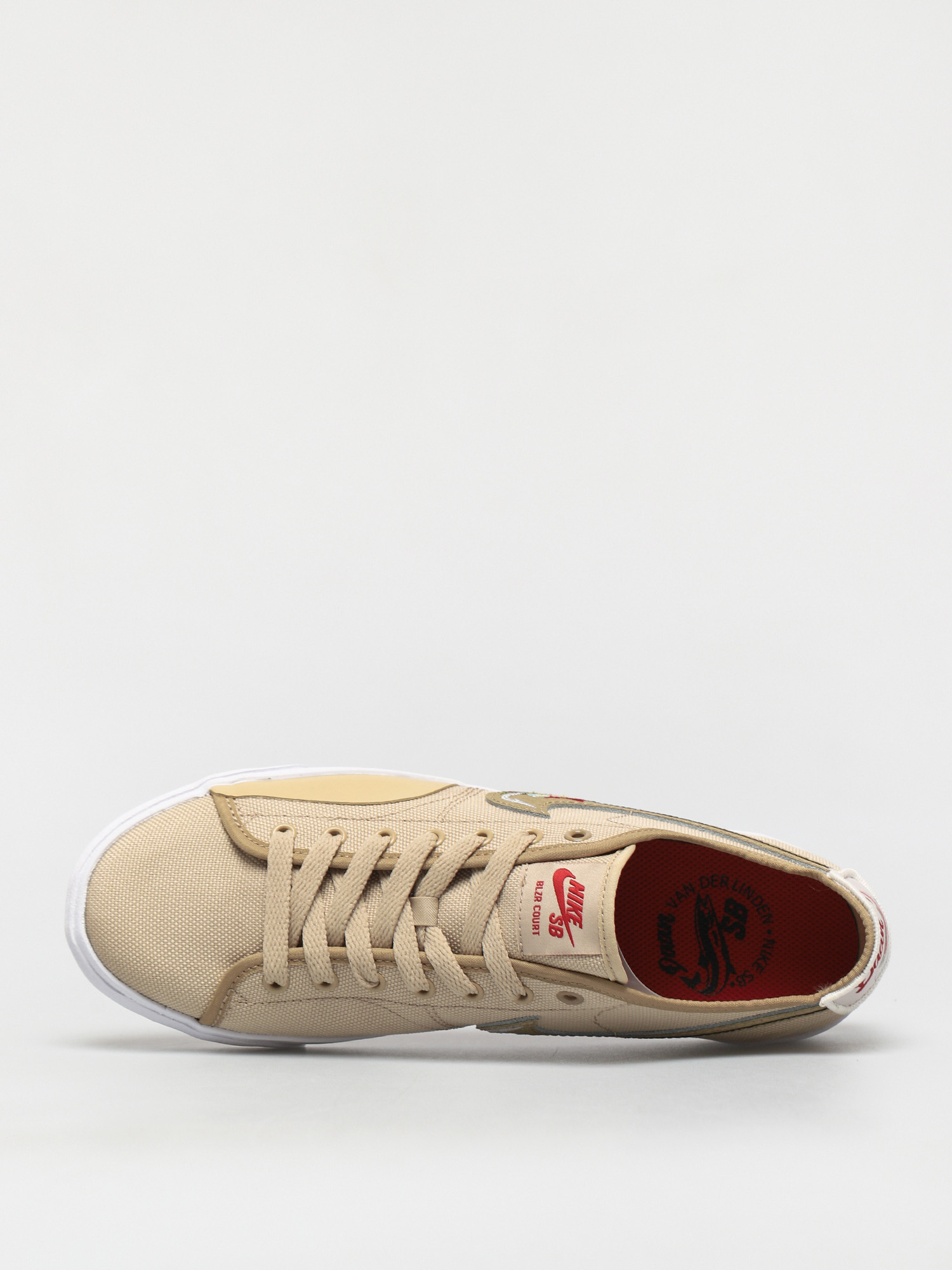 Nike SB X Daan Van Der Linden Blazer Court Shoes (grain/parachute beige light bone sail)