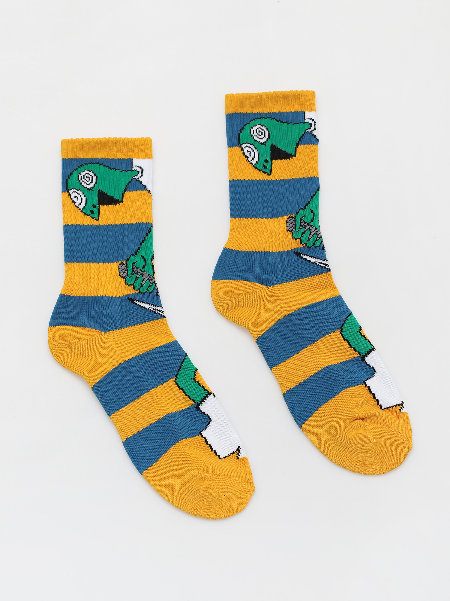 Toy Machine Kill Art Socks (navy/yellow)
