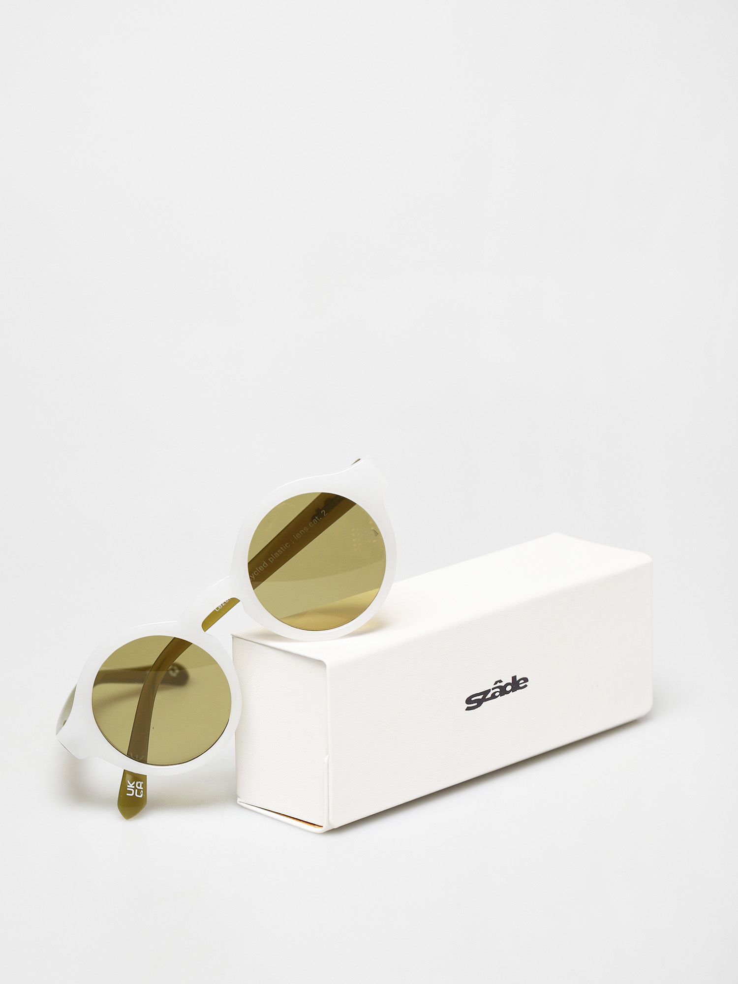 Szade Lazenby Sonnenbrille (bleach wht/char olive/caper)