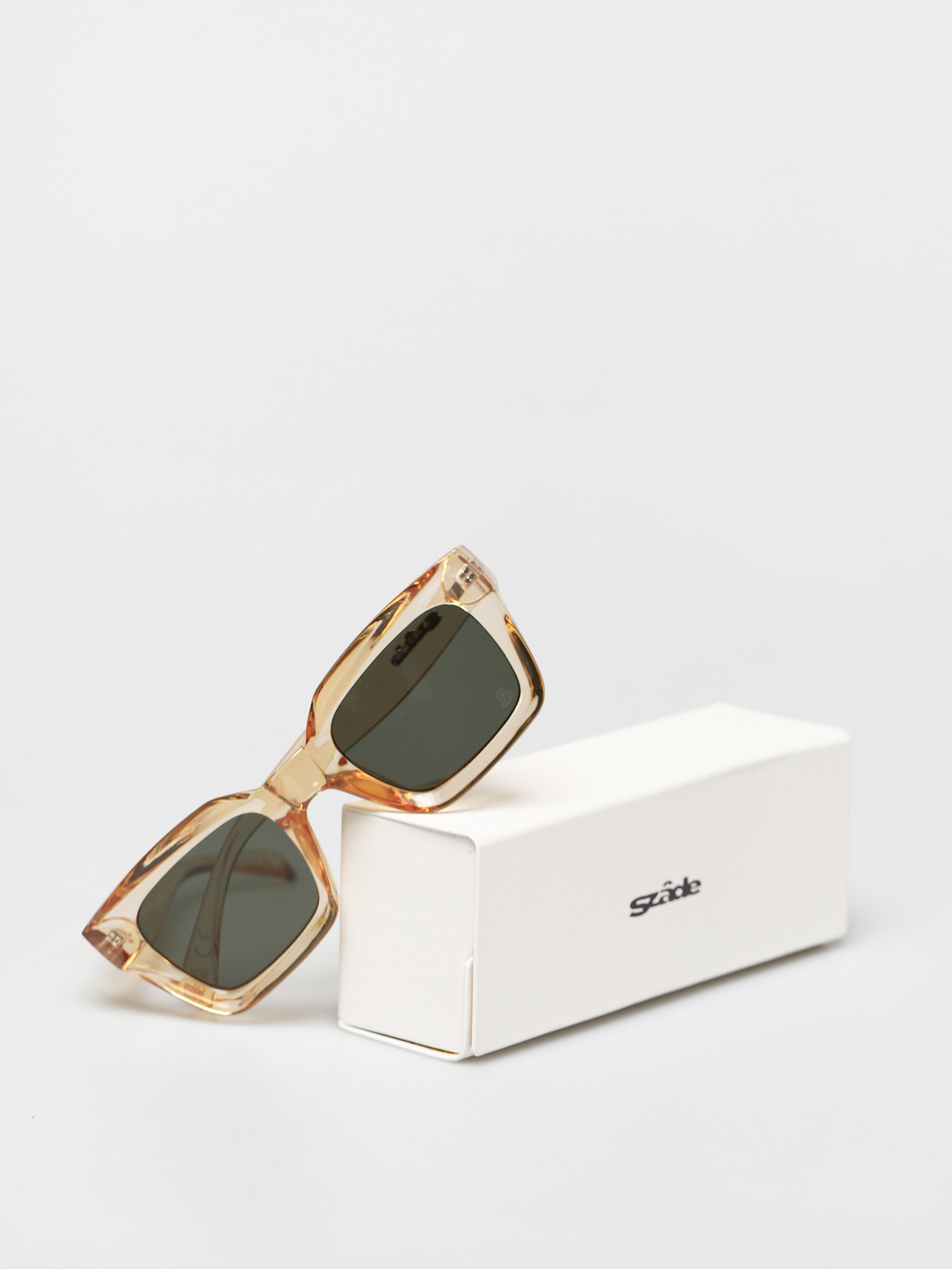 Szade Seidler Sunglasses (naked crystal/moss)