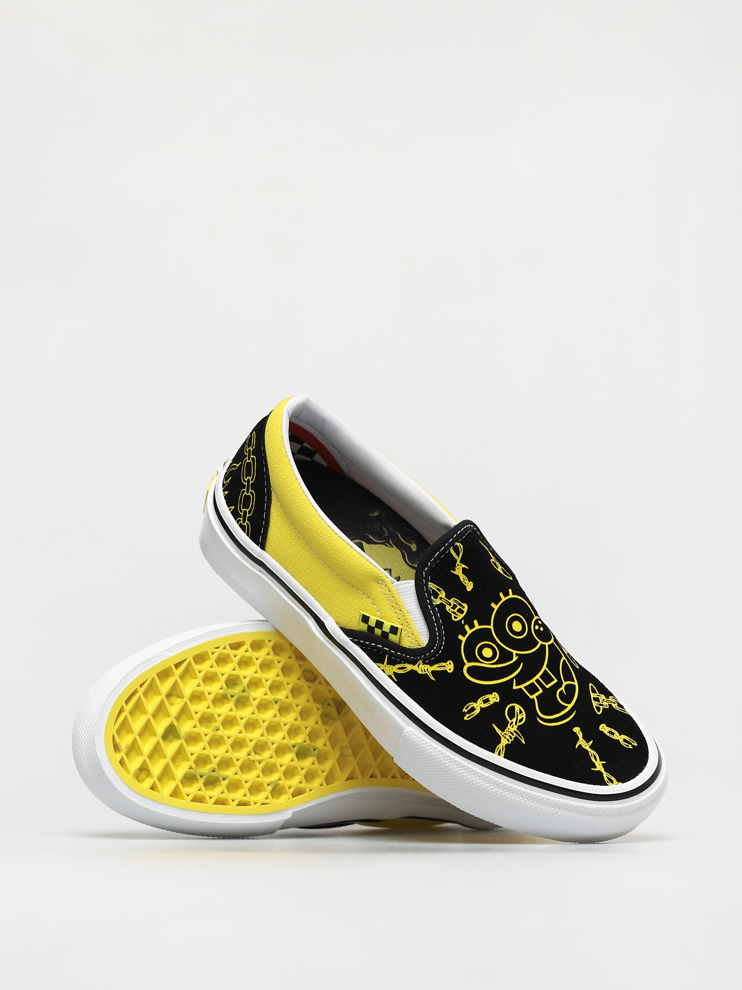 Vans X Spongebob Skate Slip On Shoes (spongebob/gigliotti)