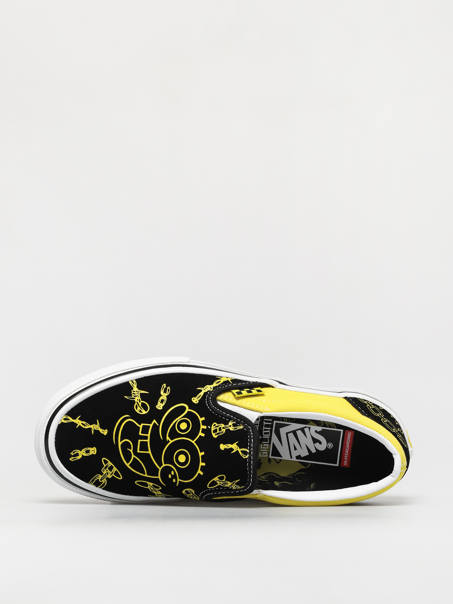 Vans X Spongebob Skate Slip On Shoes (spongebob/gigliotti)