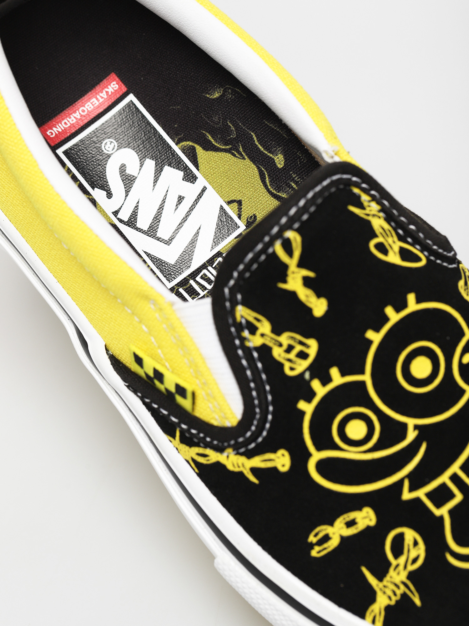 Vans X Spongebob Skate Slip On Shoes (spongebob/gigliotti)
