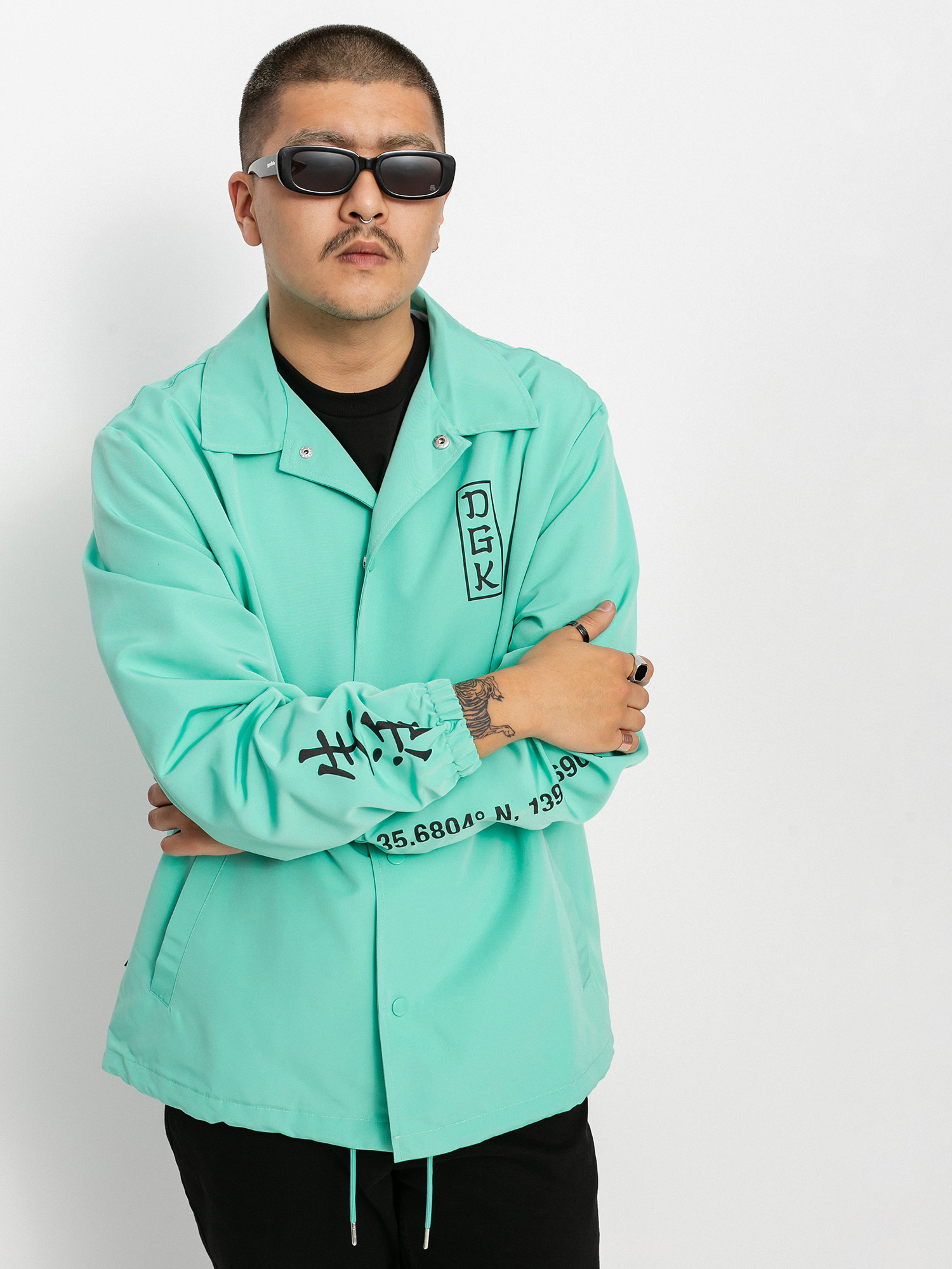 DGK Arise Coaches Jacket (light green)