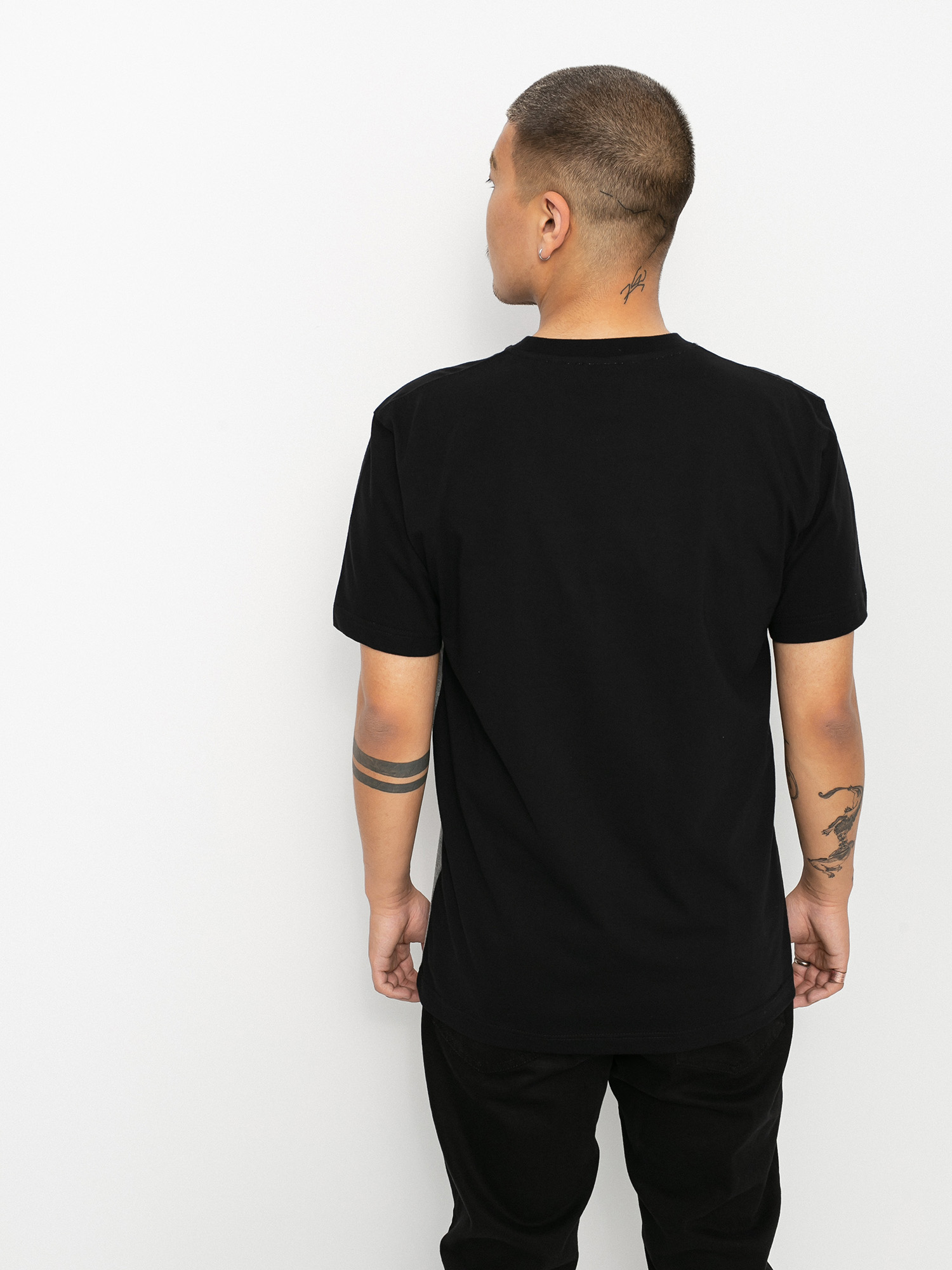 double colour shirt black and white