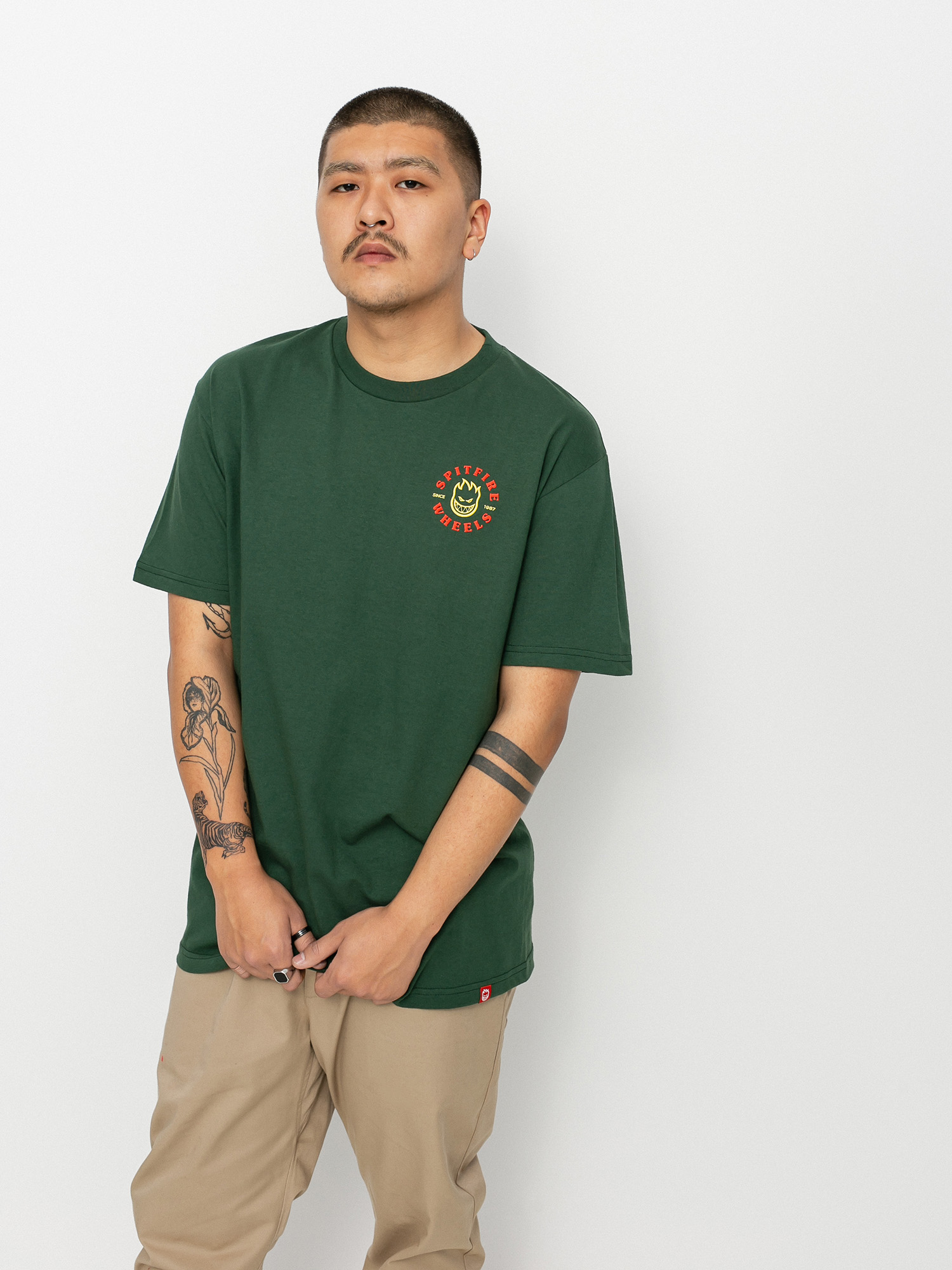 Spitfire Big Head Classic T-Shirt (forest green)