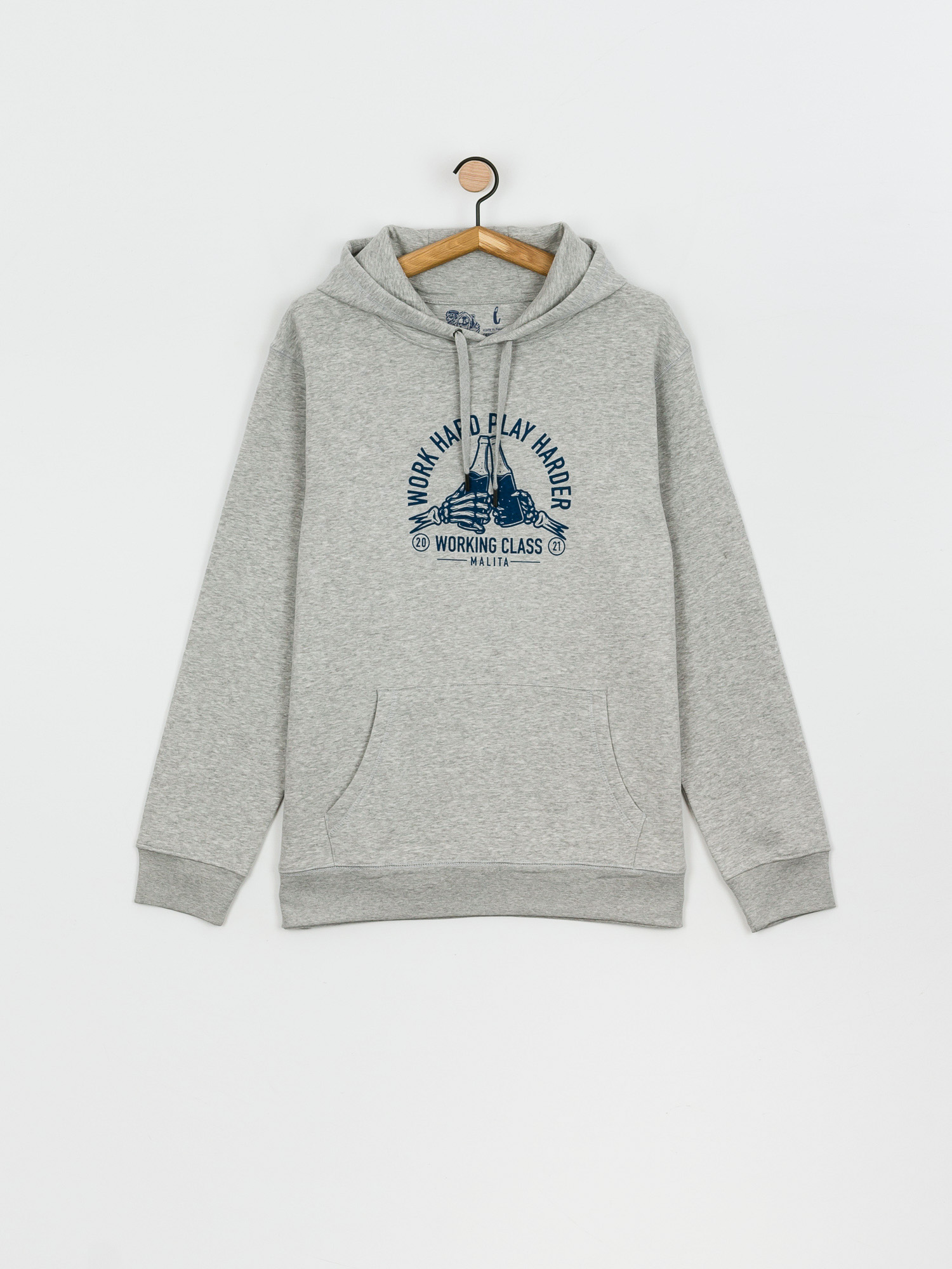 Malita Bottles HD Hoodie (heather grey)