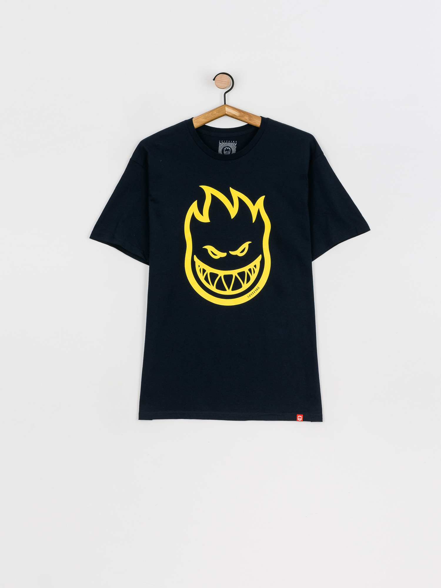 Spitfire Bighead T-shirt (navy/yellow)