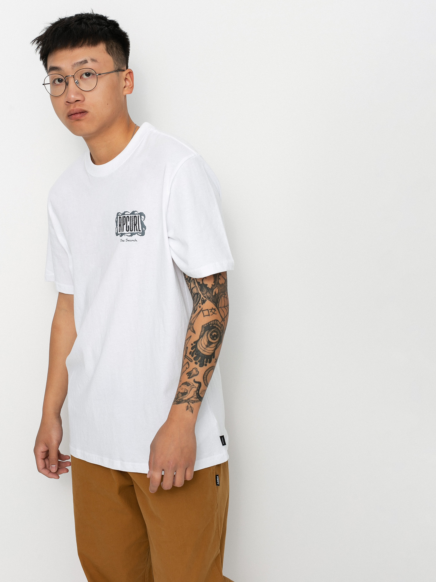 Rip Curl Mind Wave Logo T-shirt (white)