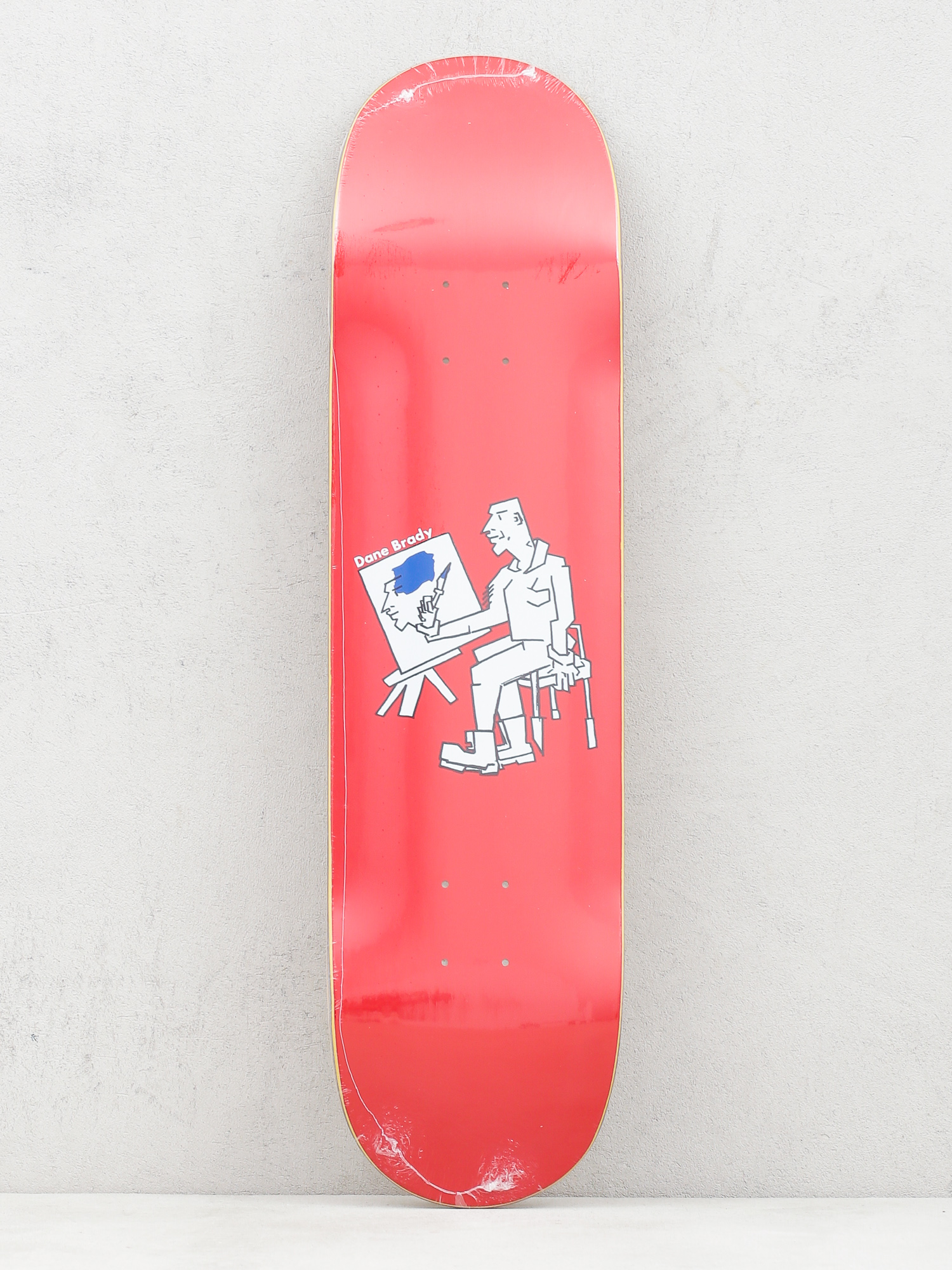 Polar Skate Dane Brady Painter Deck (red)