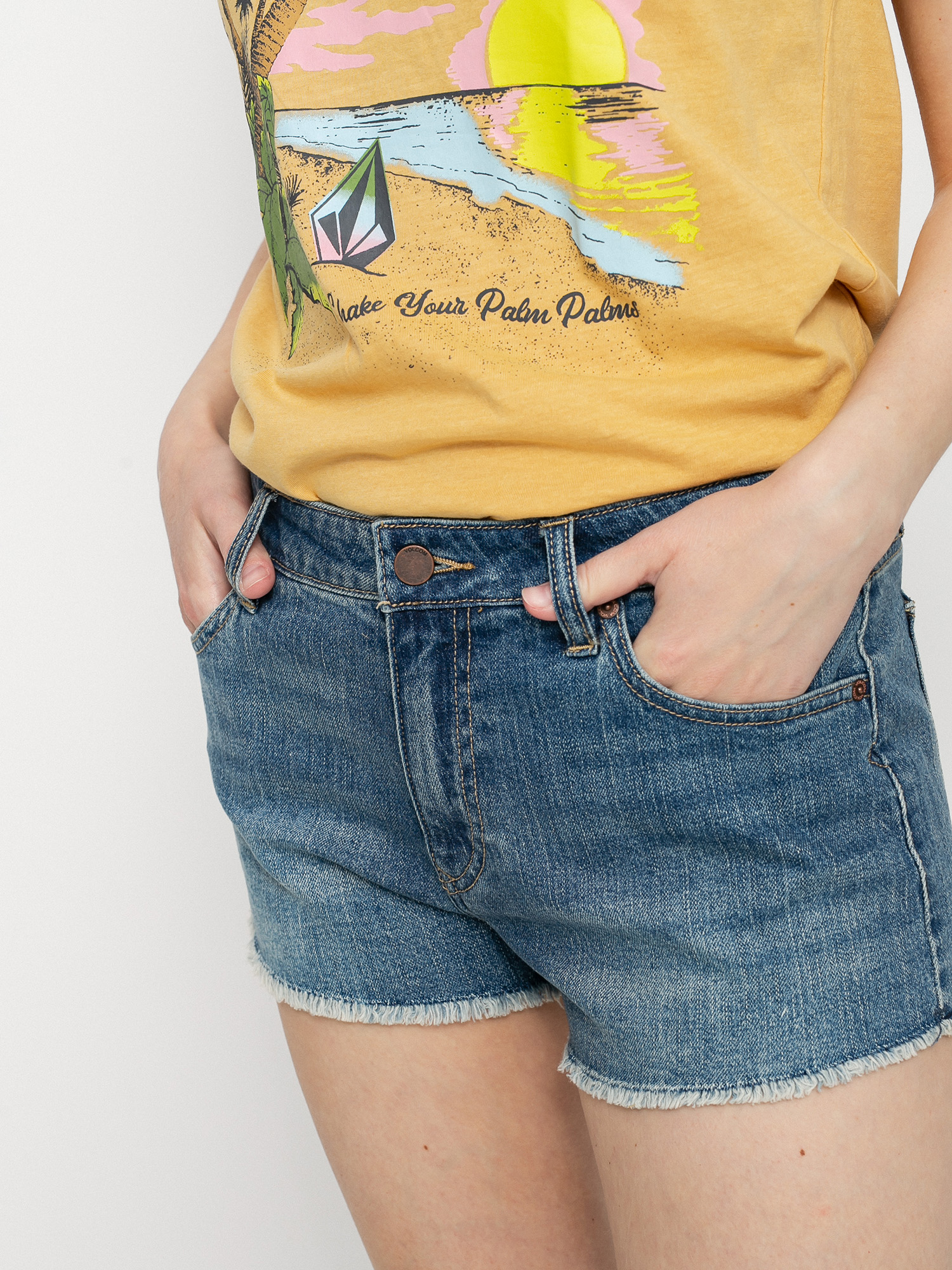 Volcom Stoney Stretch Shorts Wmn (blue swift wash)