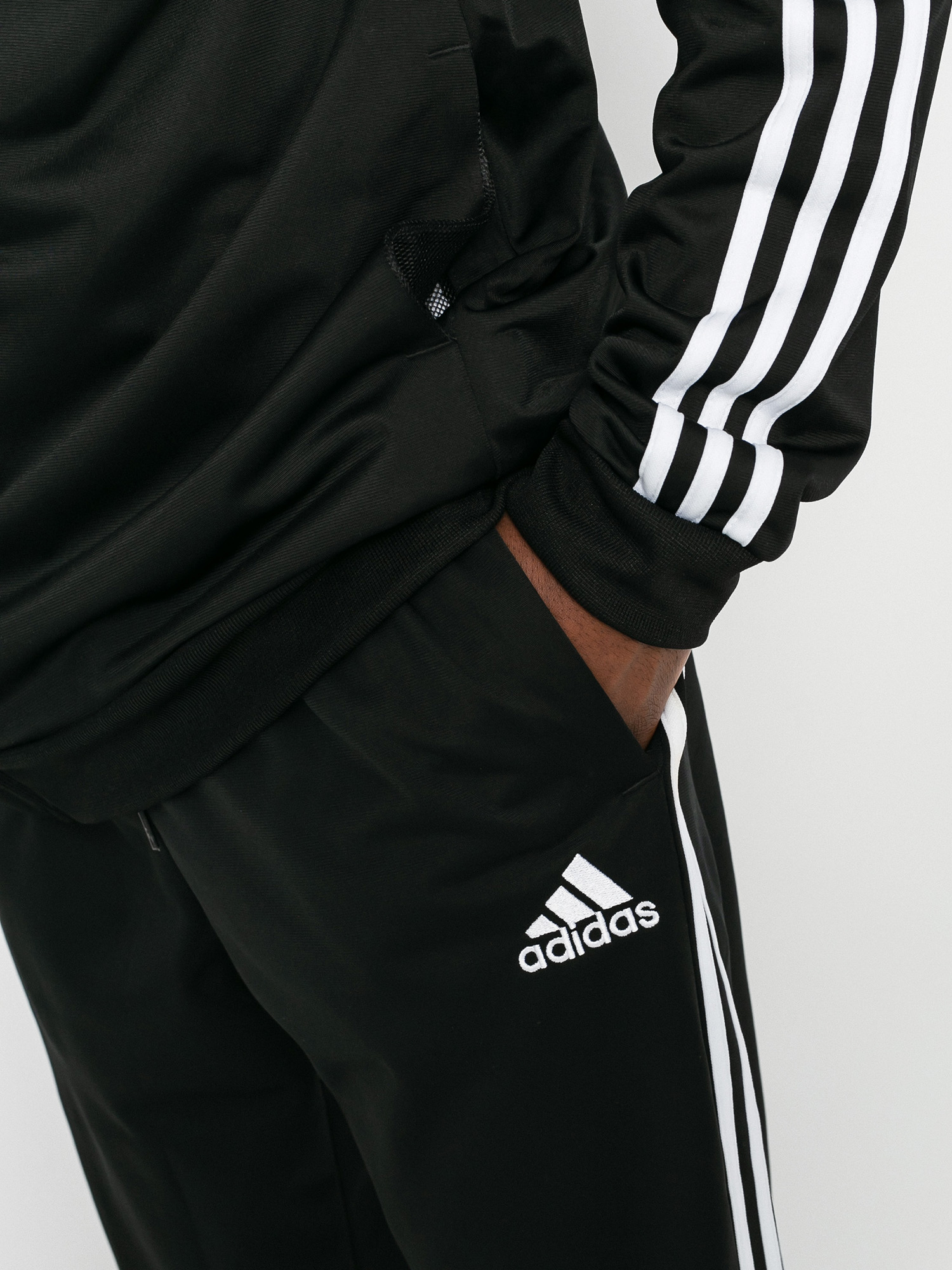 adidas Dres Adidas Essentials 3 Stripes Sweatshirt (black/white)