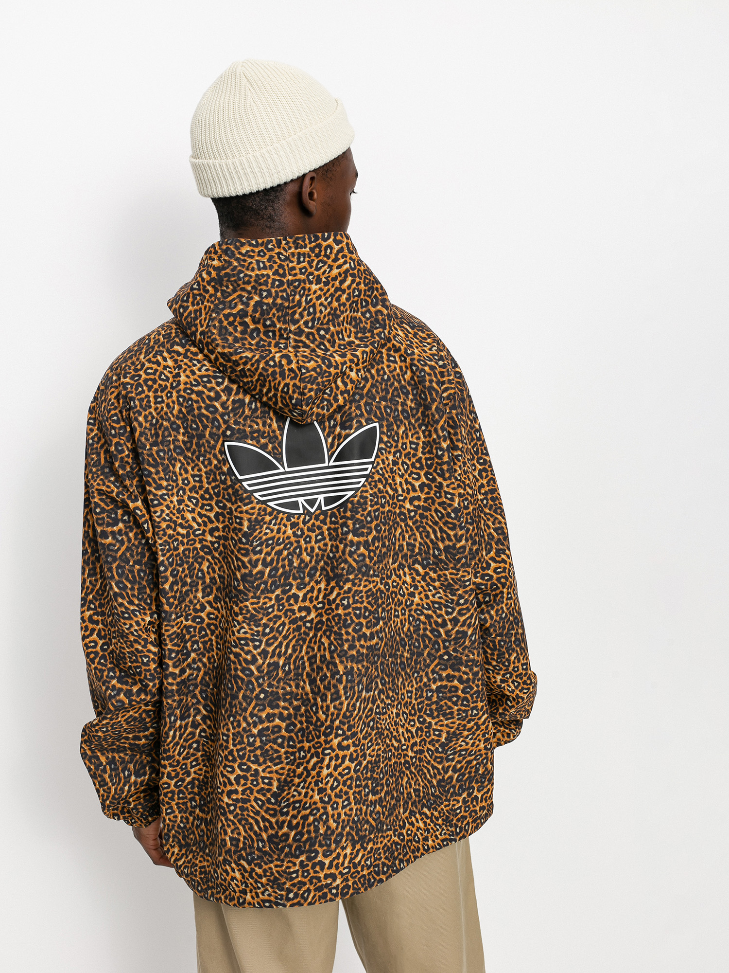 adidas Originals Aop Windbreaker Jacket (beiton/mesa/black)