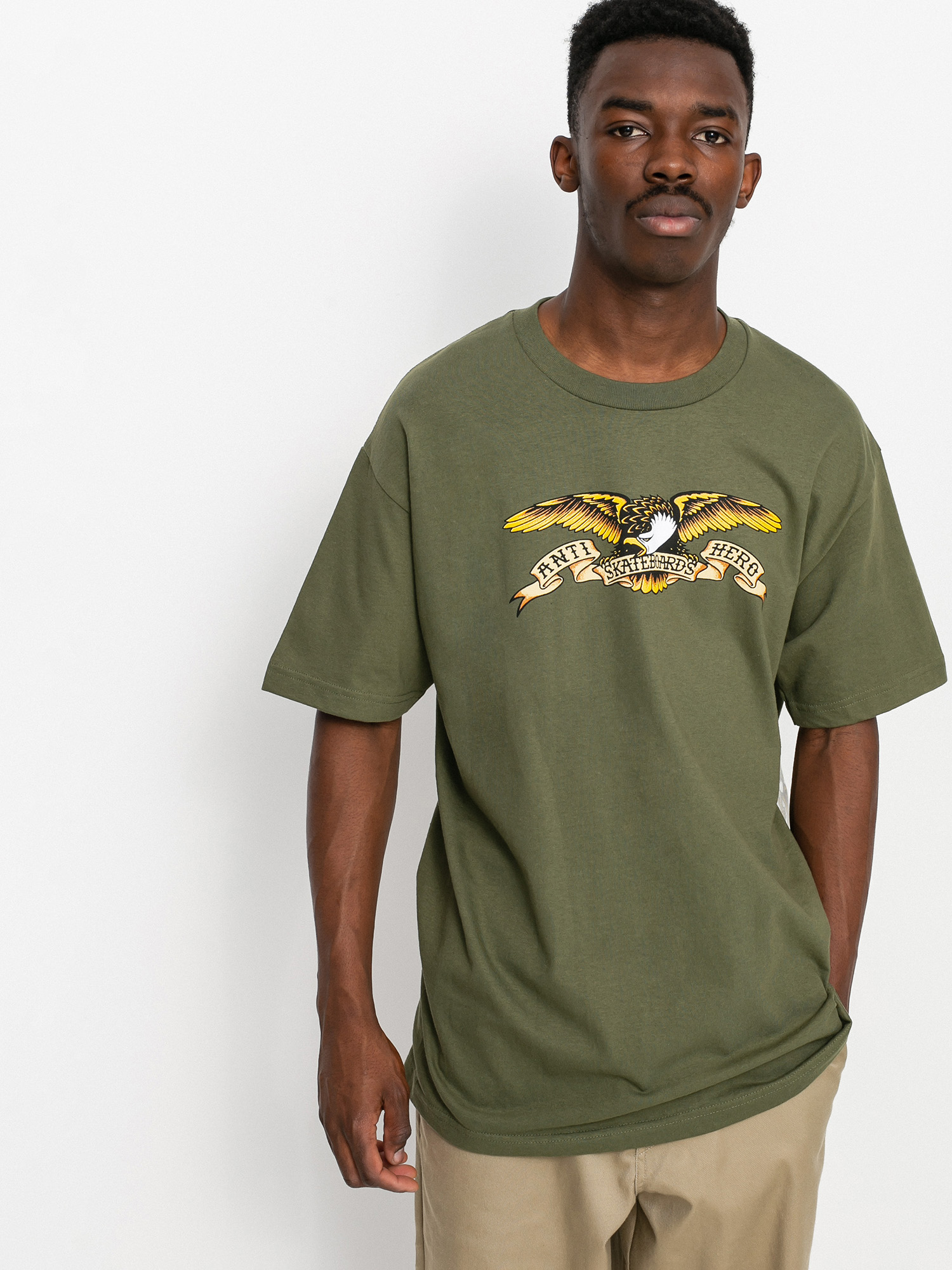 Antihero Eagle T-shirt (military green)