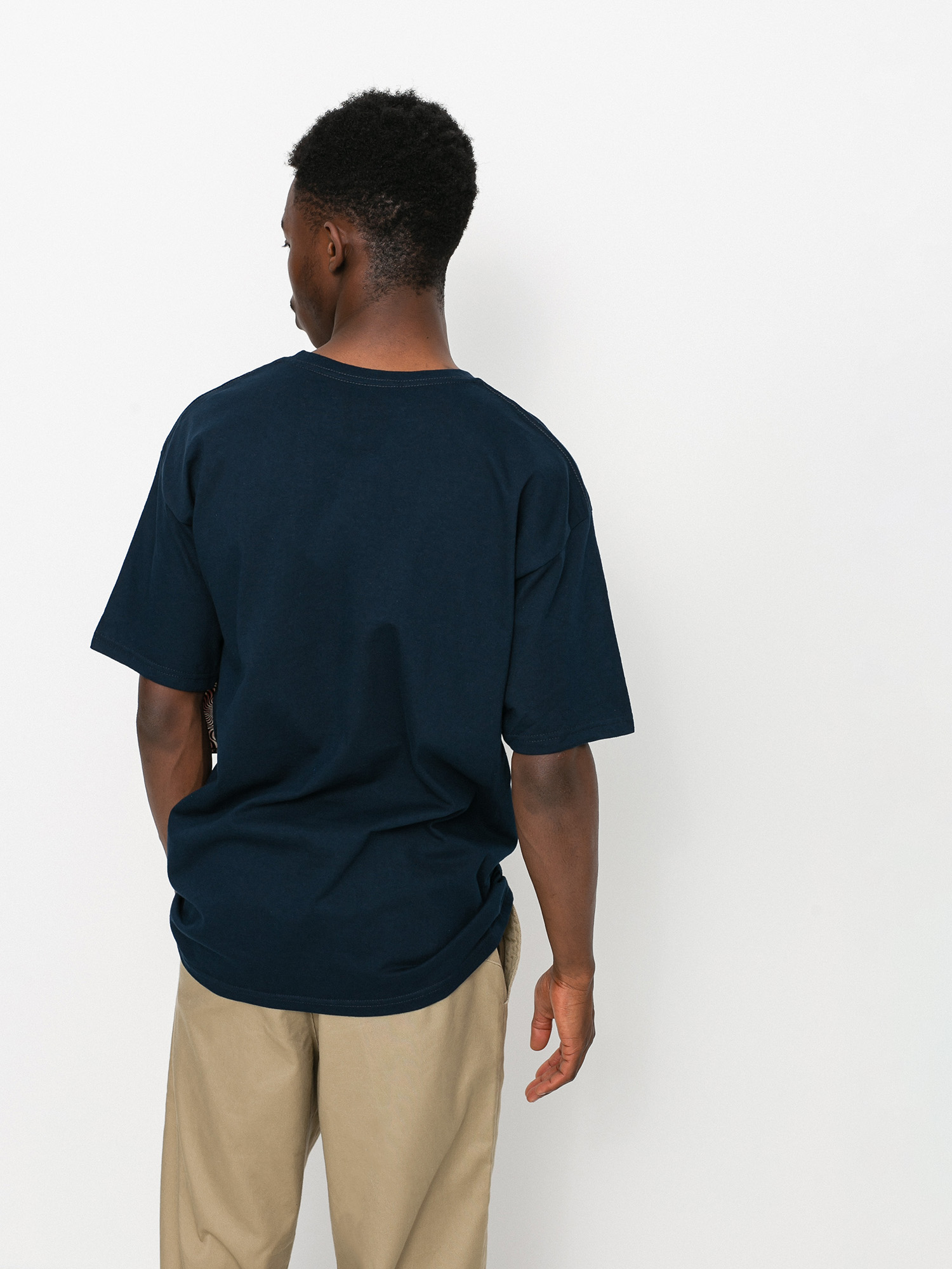 Spitfire Bighead T-shirt (navy/yellow)