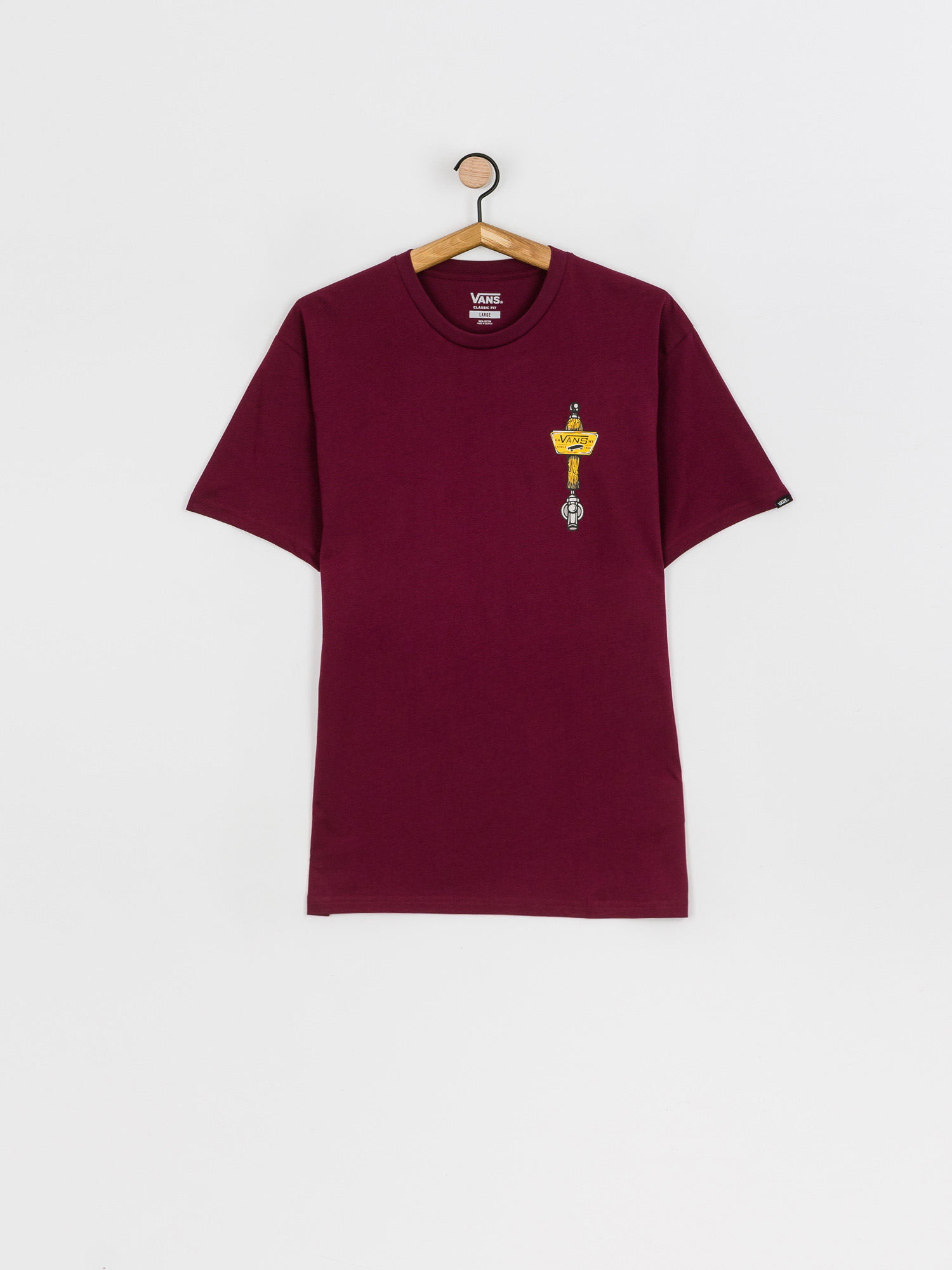 Vans Off The Wall Tavern T-shirt (burgundy)