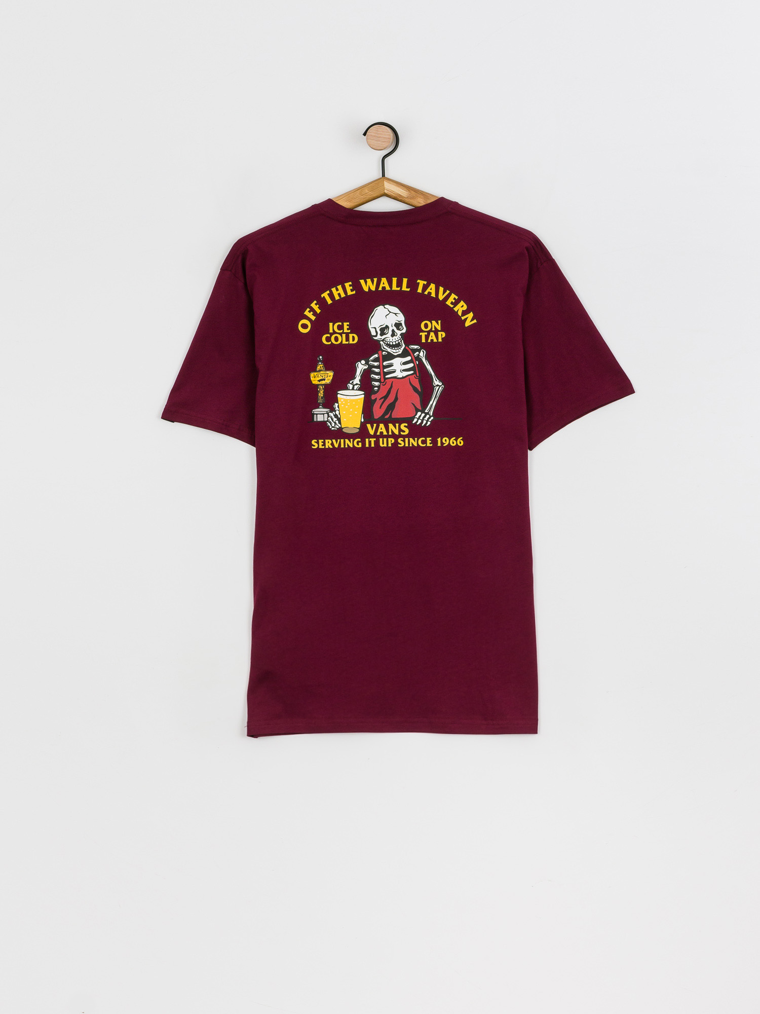 Vans Off The Wall Tavern T-shirt (burgundy)