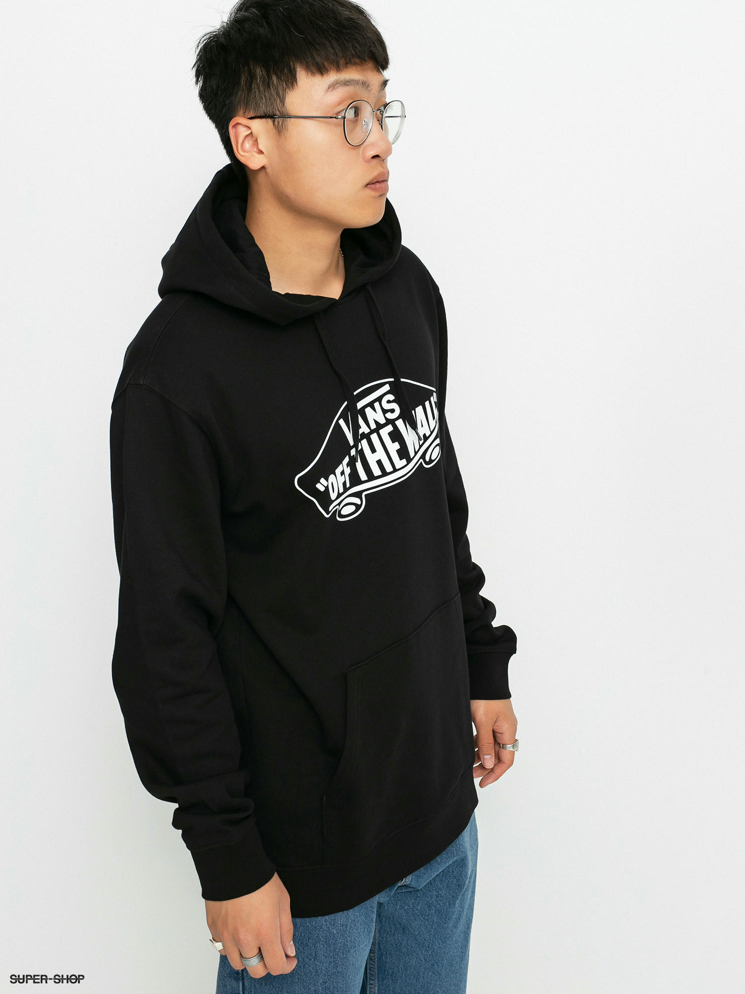 Vans classic sales hoodie black