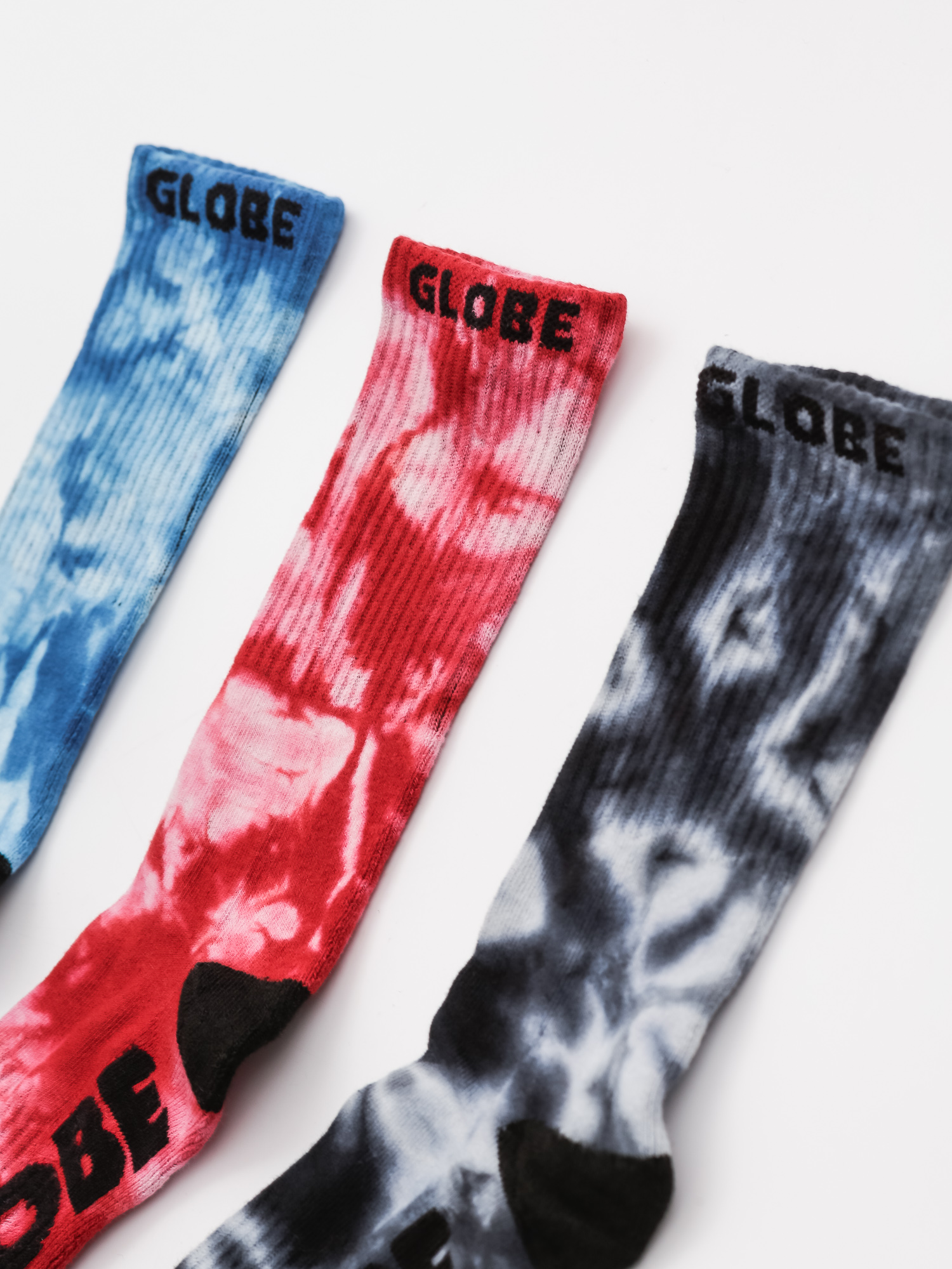 Globe All Tied Up 3 Pack Socks (asst.)