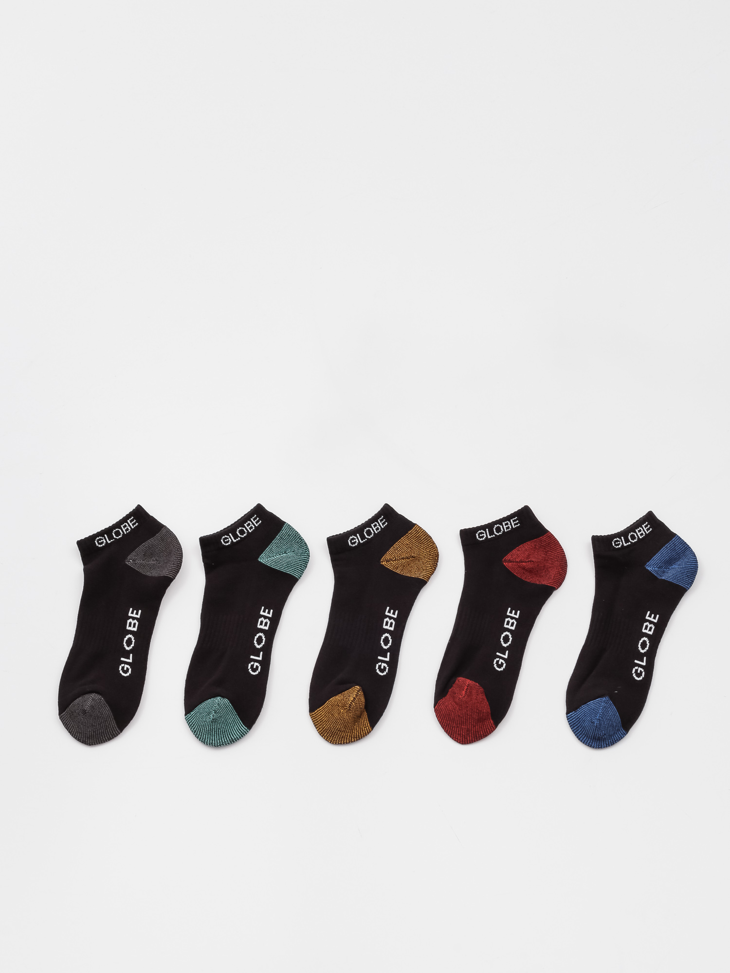 Globe Ingles Ankle 5 Pack Socks (asst.)