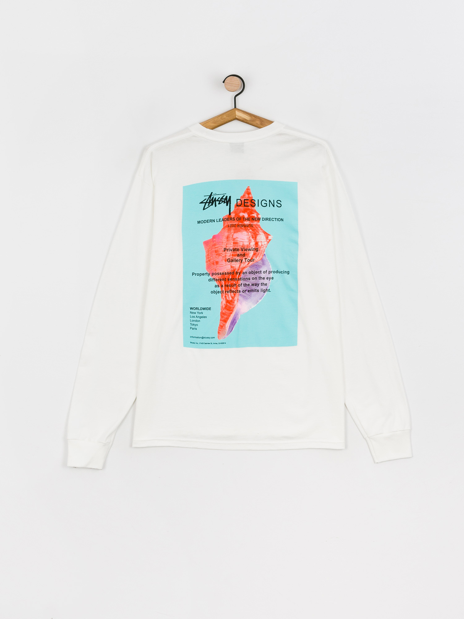Stussy Modern Leaders Longsleeve - white (white)