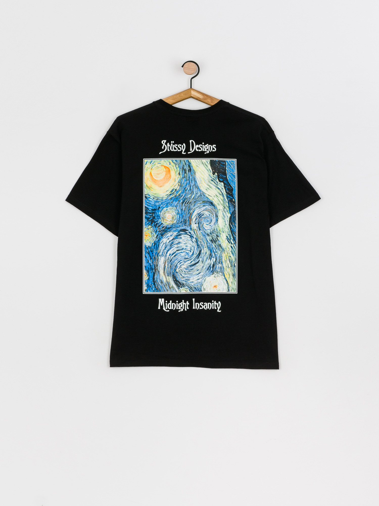 Stussy Midnight Insanity T-shirt (black)