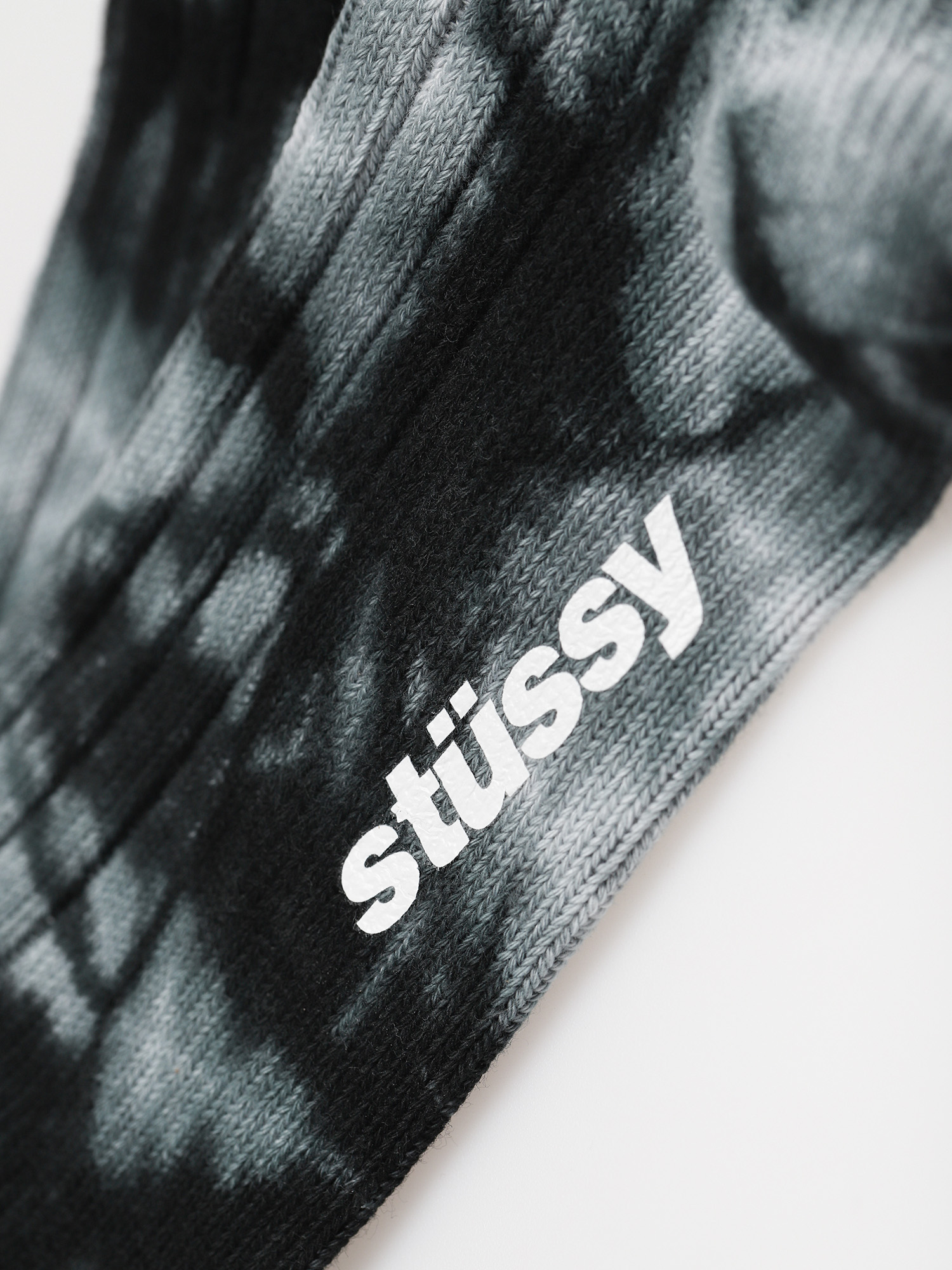Stussy Dyed Ribbed Crew Socken (grey)