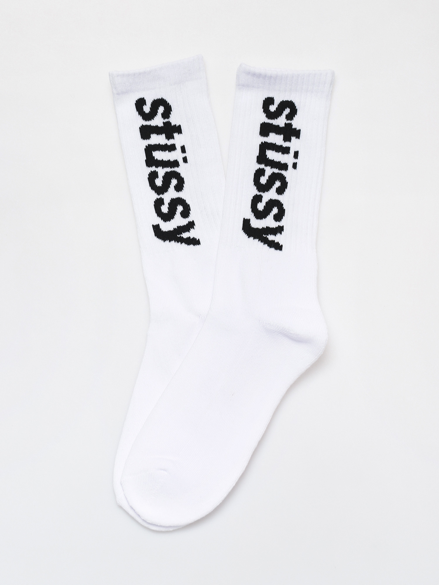 helvetica jacquard crew socks