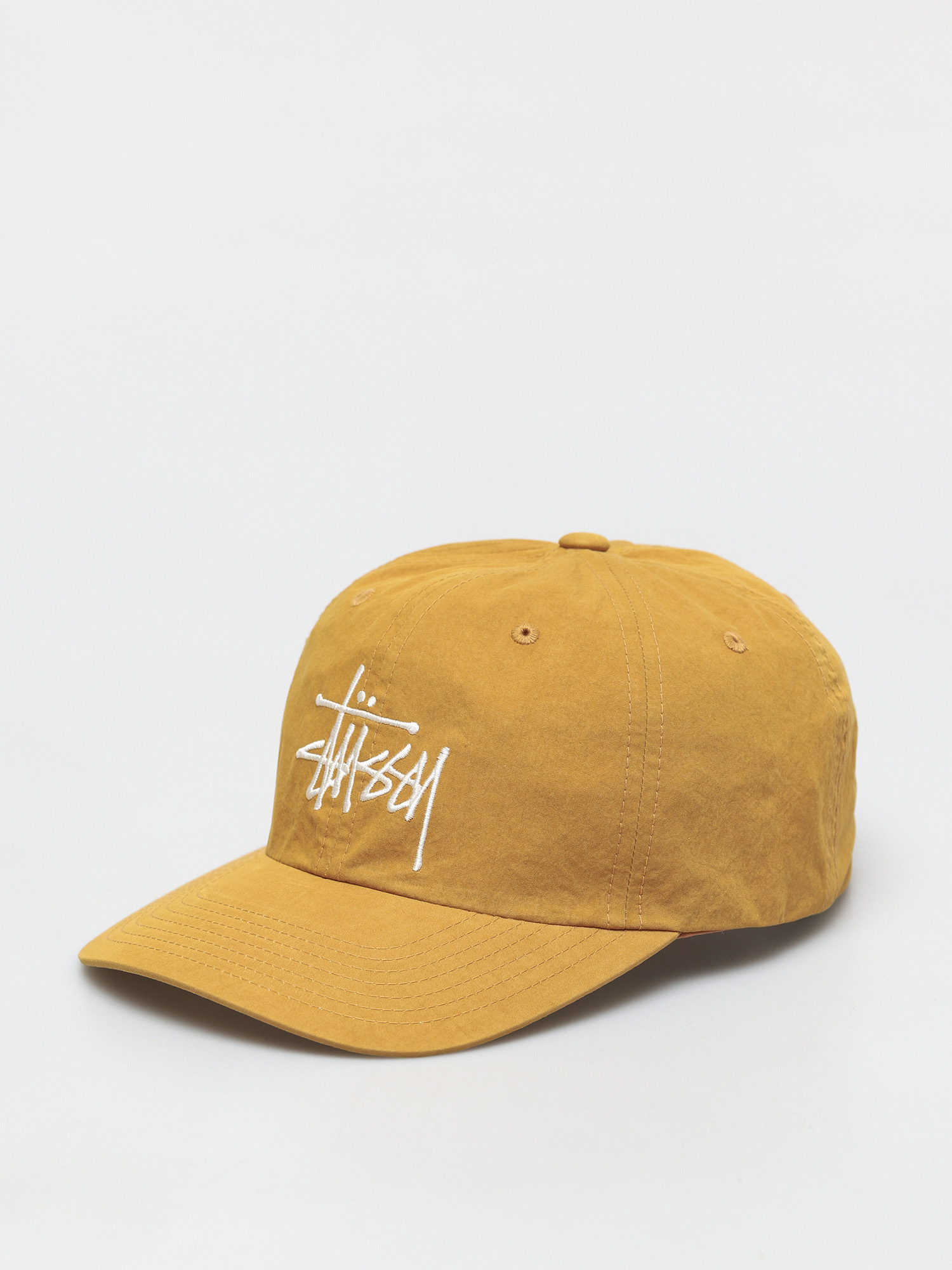 Stussy Bio Washed Big Logo Low Pro Cap - golden (gold)