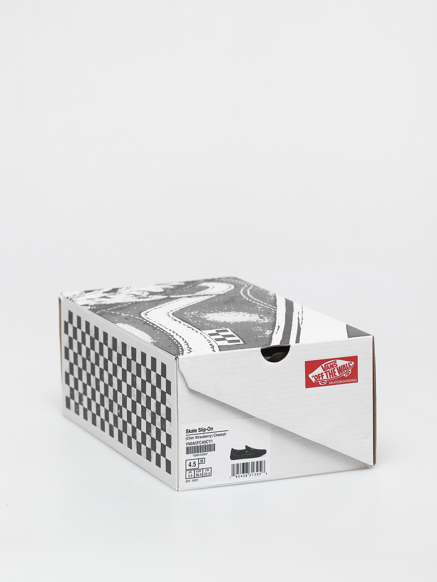 Vans Skate Slip On Shoes (cher strauberry/cheetah)