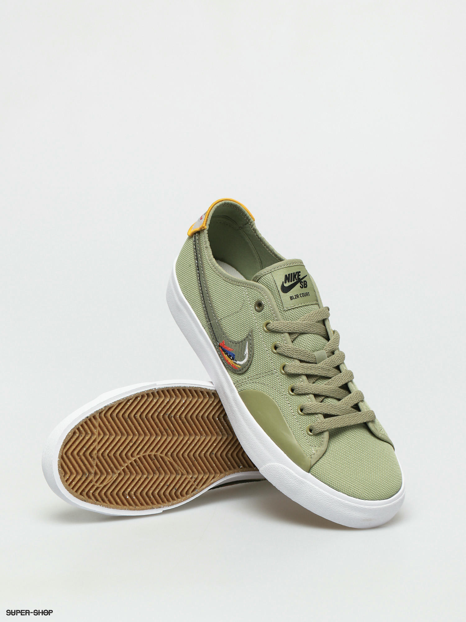 nike sb blazer court daan van der linden dusty olive