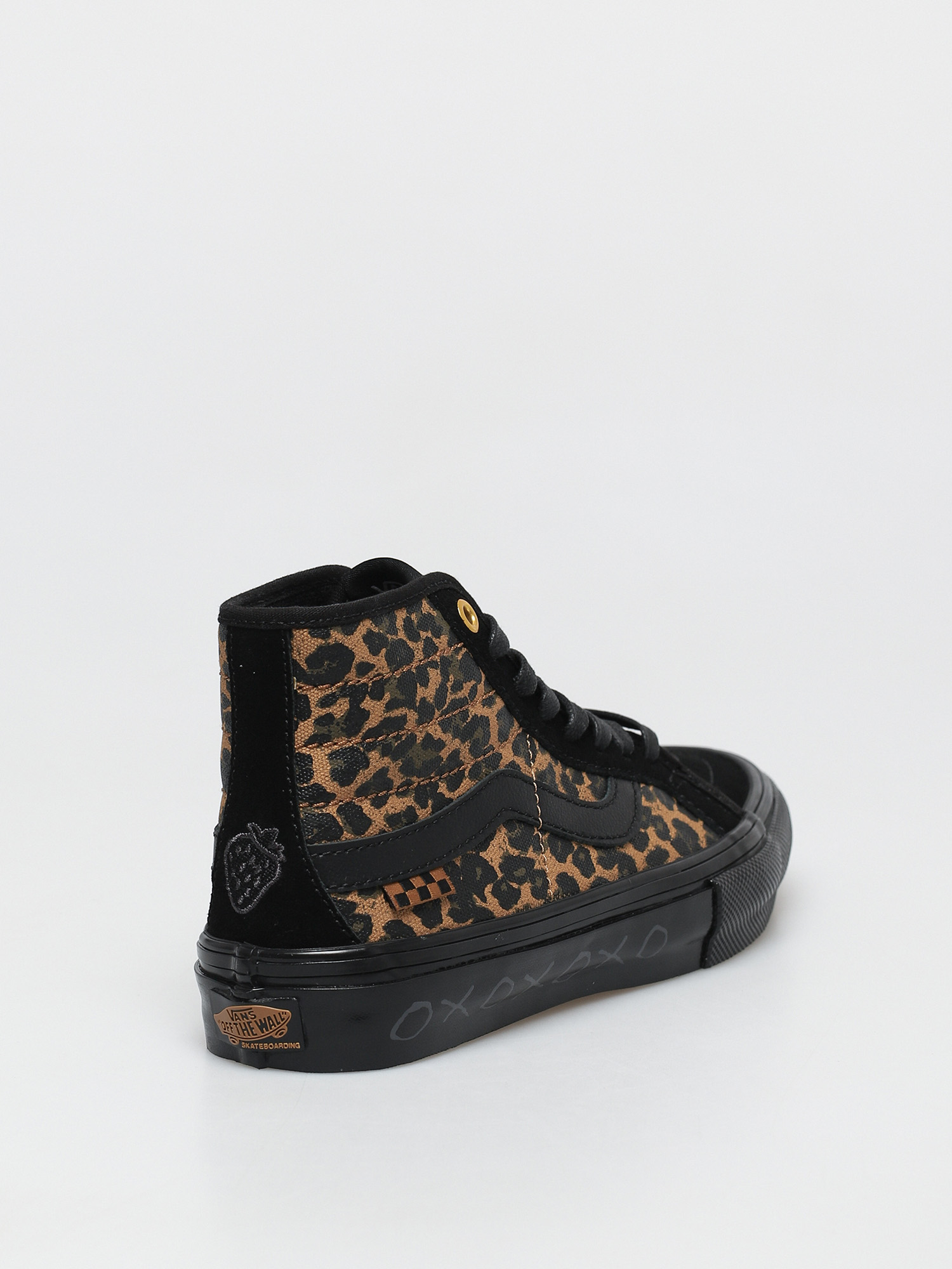 Vans Skate Sk8 Hi Decon Shoes (cher strauberry/cheetah)