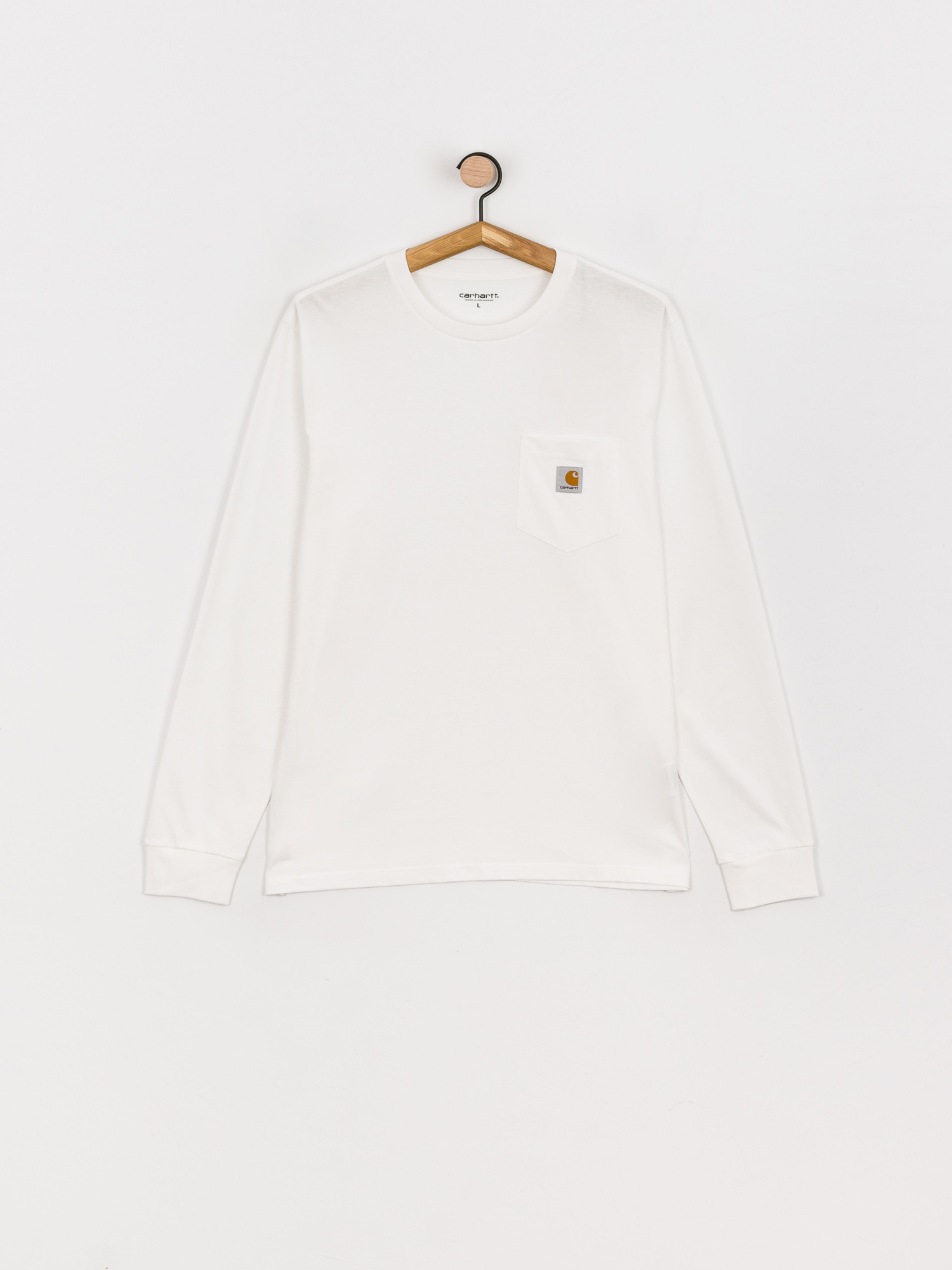Carhartt WIP Pocket Longsleeve (white)