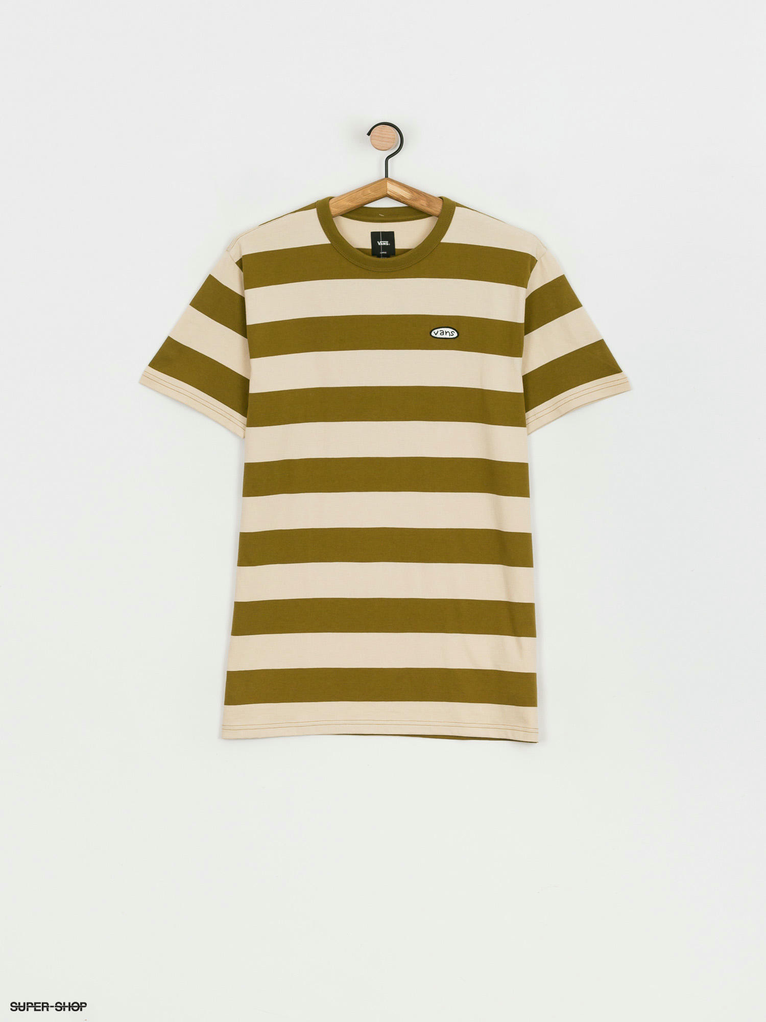 vans yellow striped shirt