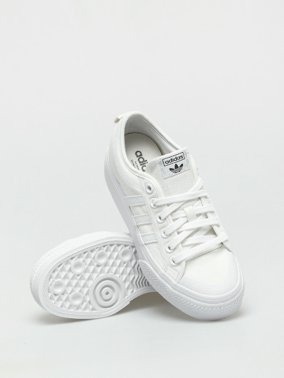 Adidas Originals Nizza Platform Shoes Wmn (cwhite/cwhite/cwhite)