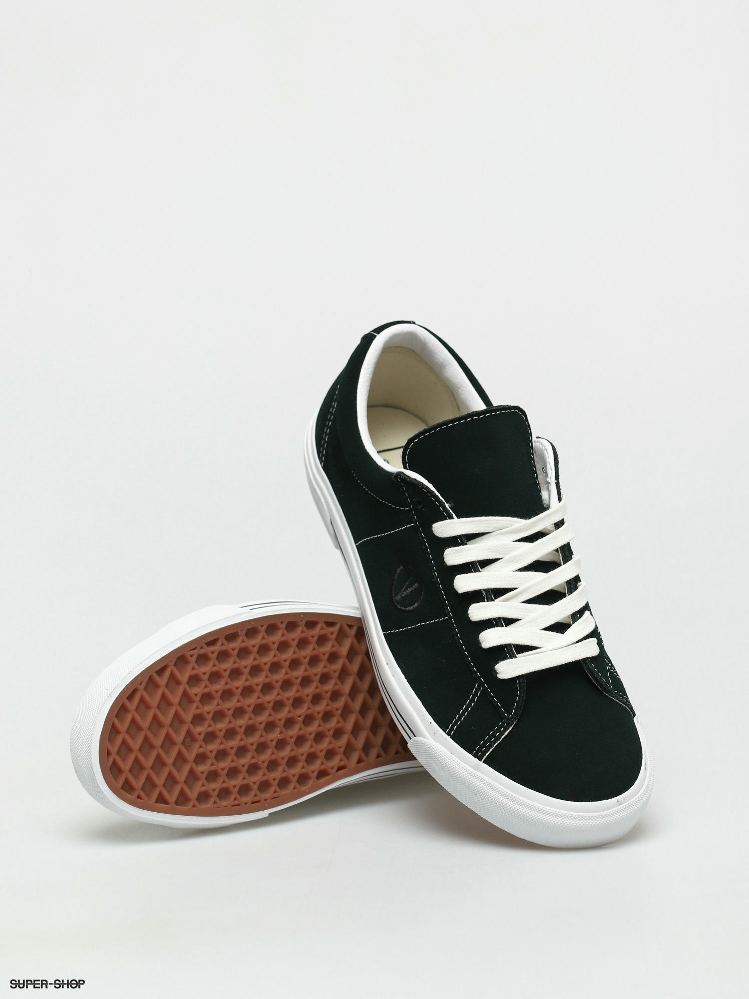 vans sid suede true white