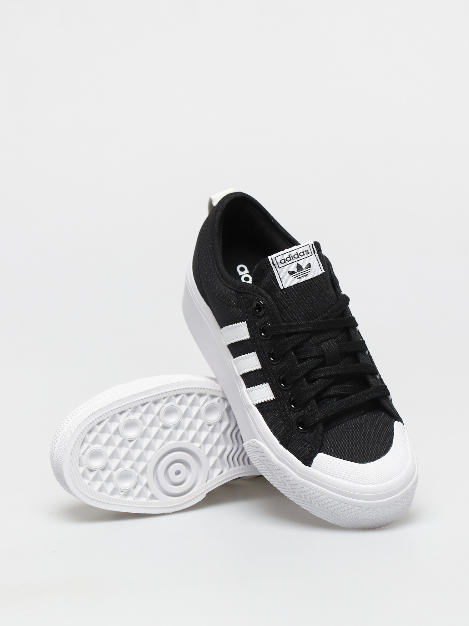 adidas Originals Nizza Platform Shoes Wmn (cblack/cwhite/cwhite)