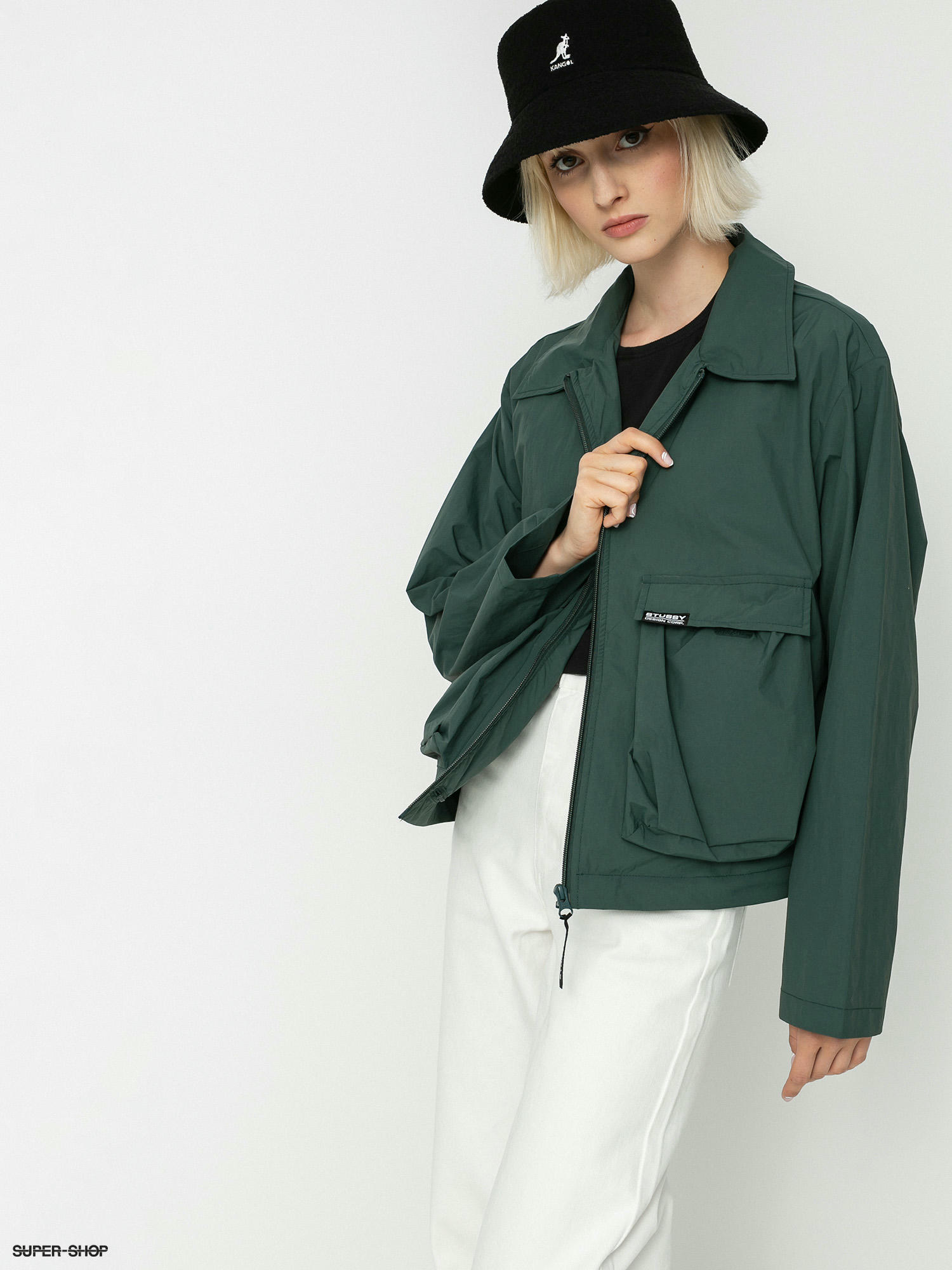 Stussy Amia Jacket Wmn (swamp)