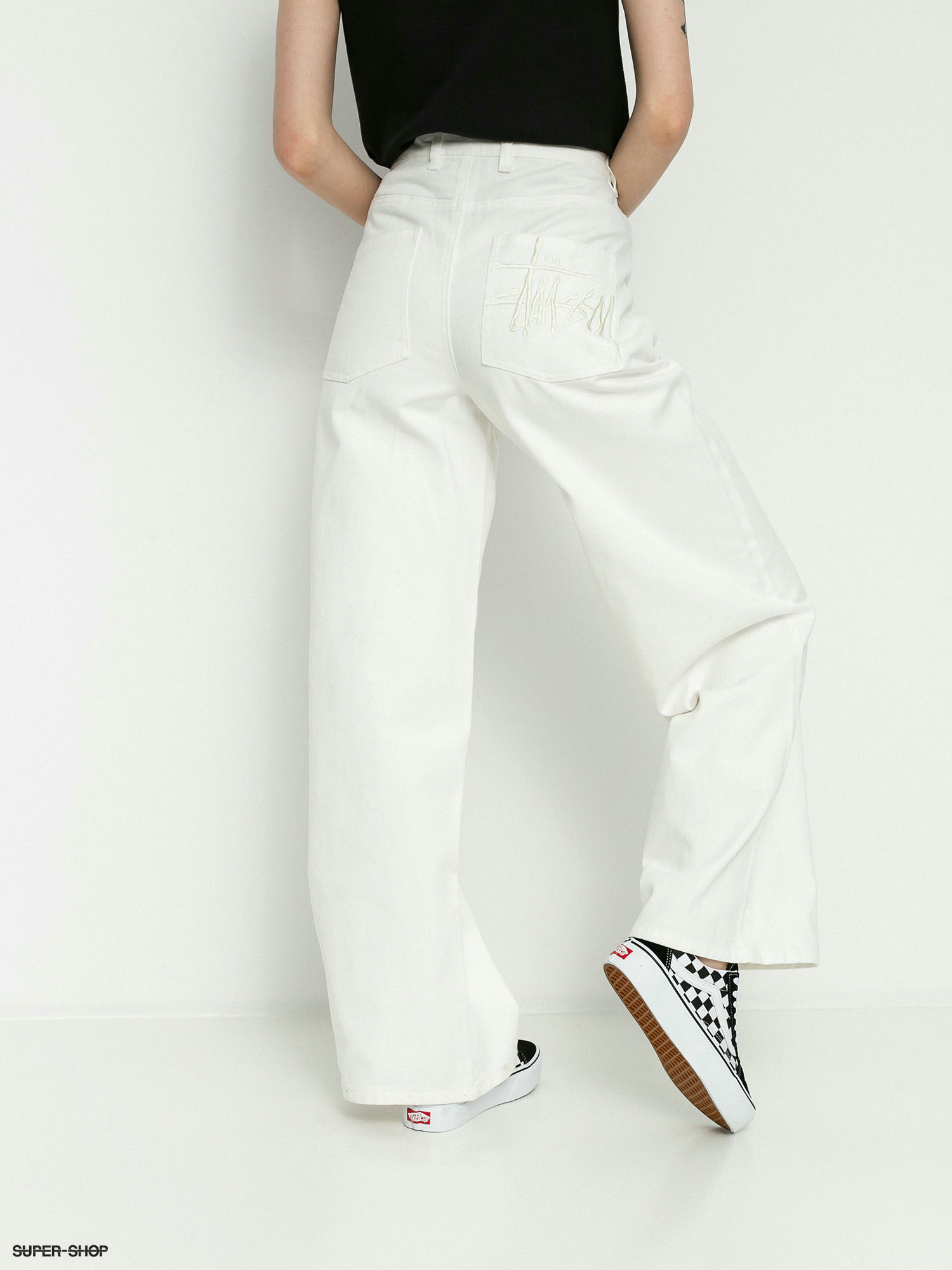 Stussy Carter Extra Wide Pants Wmn (natural)