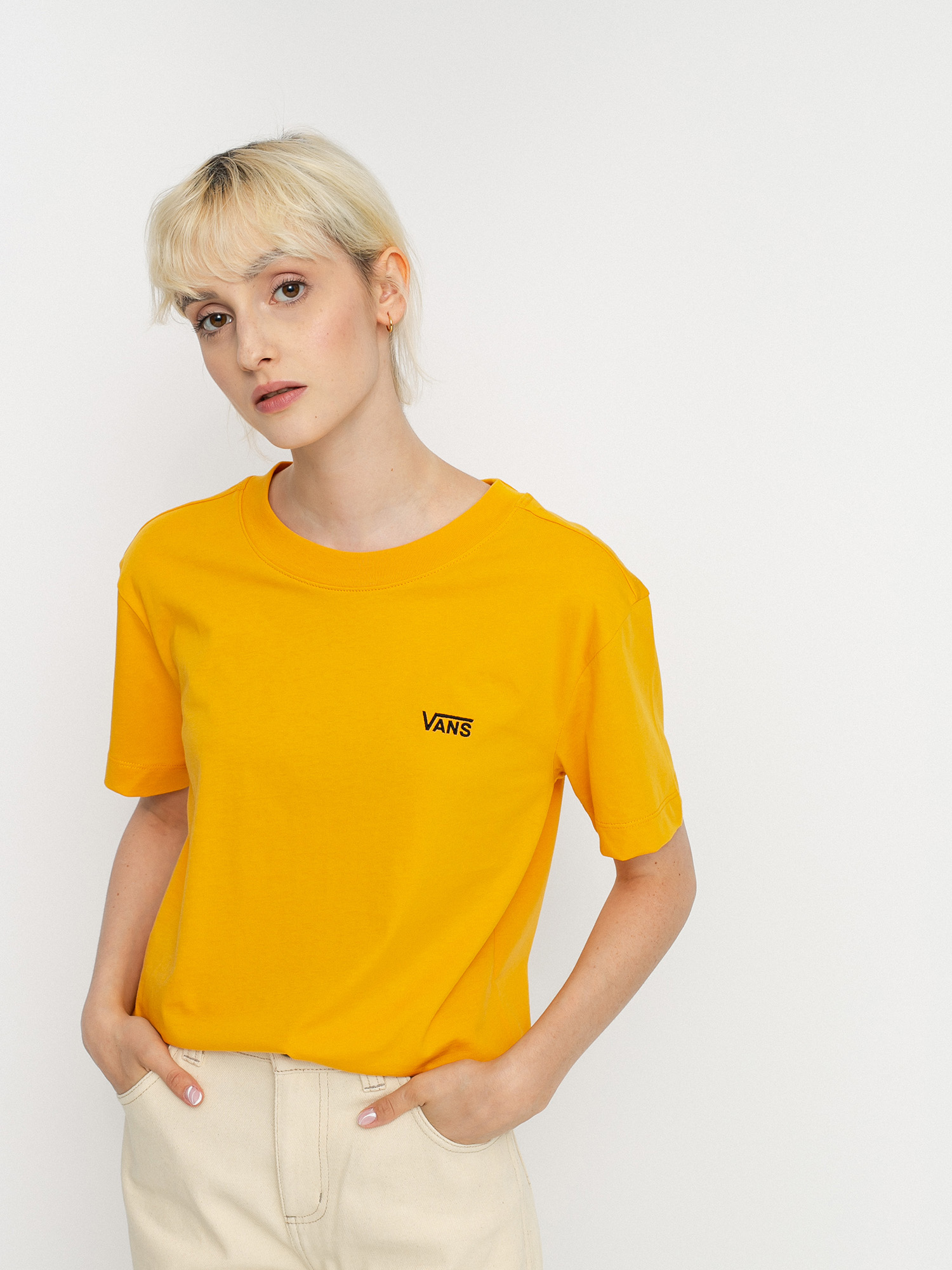 vans yellow top