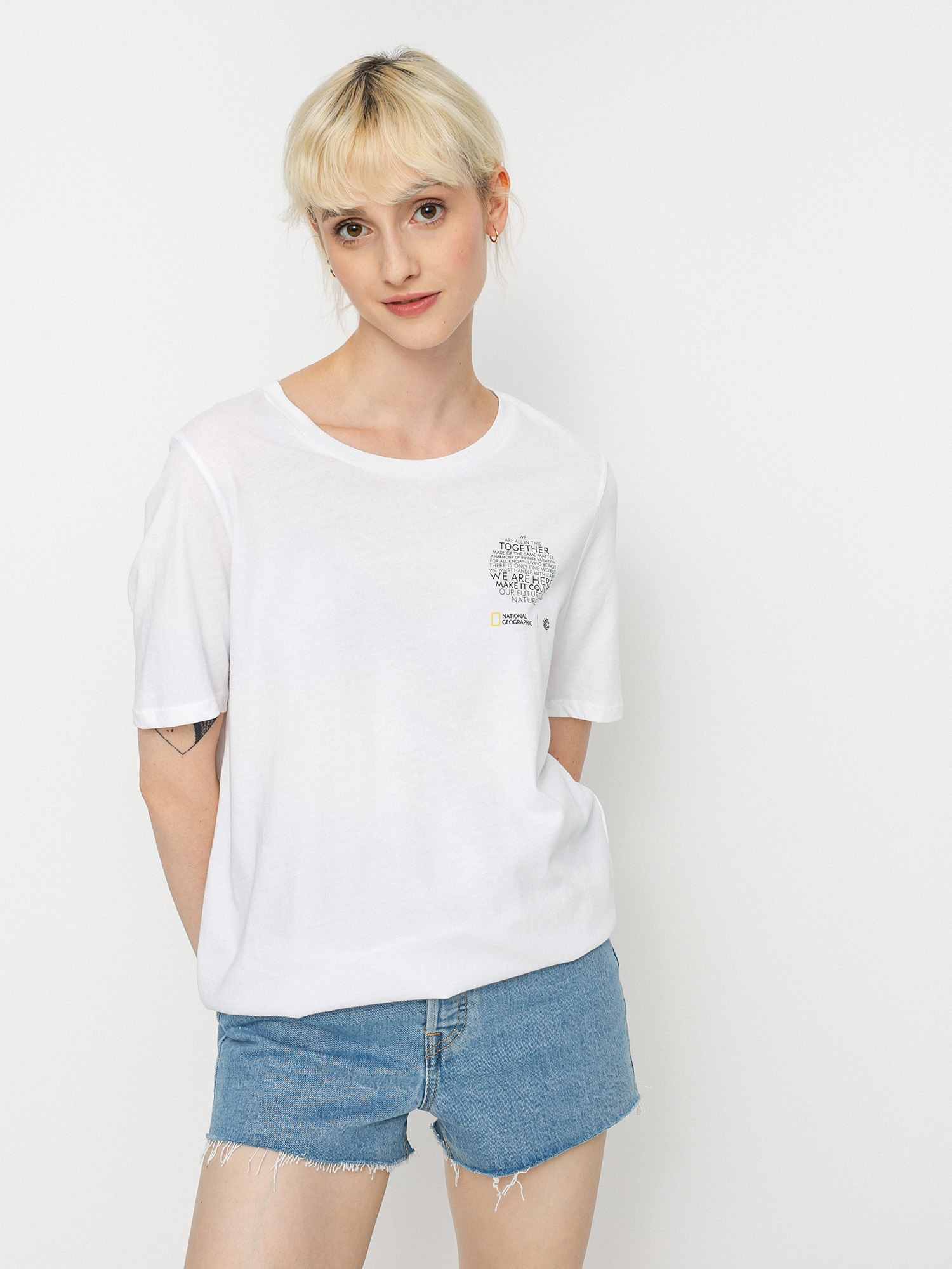 Element Nat Geo T-shirt Wmn (white)